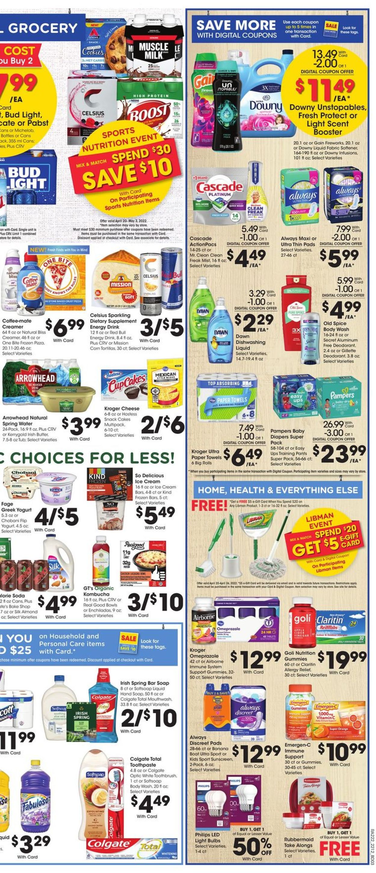 Ralphs Ad from 04/20/2022