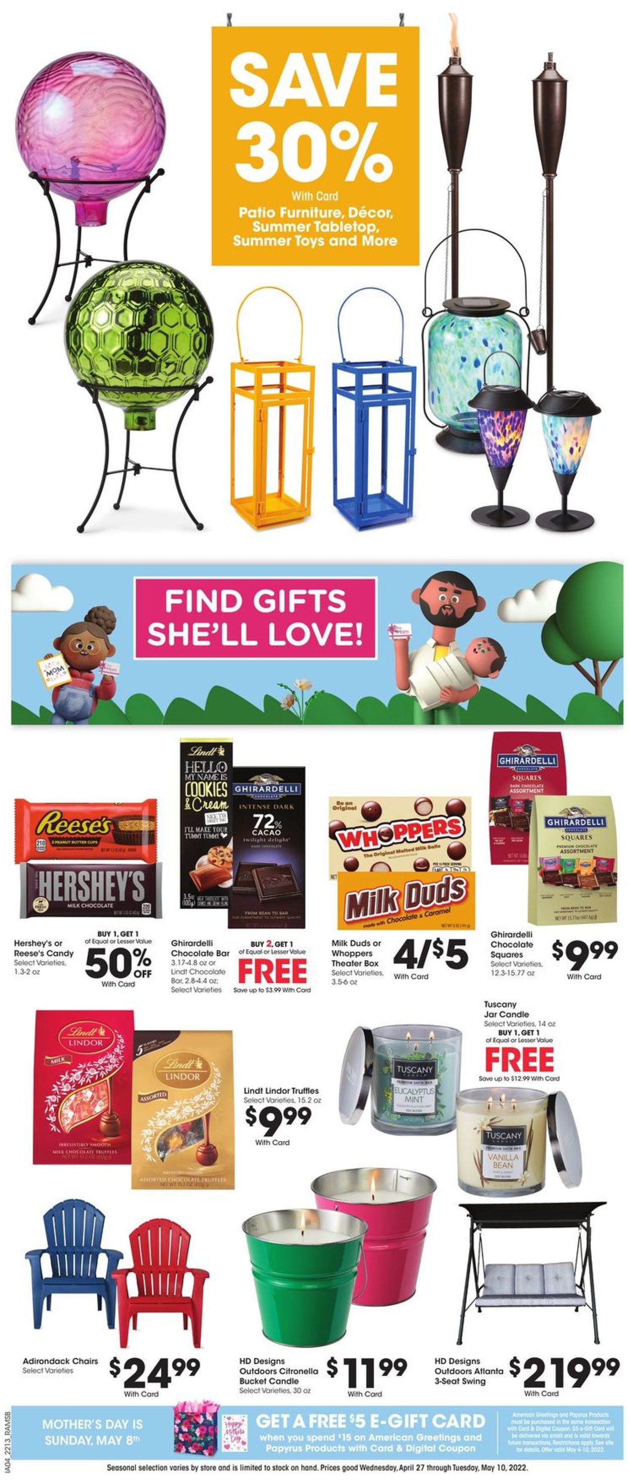 Ralphs Ad from 04/27/2022