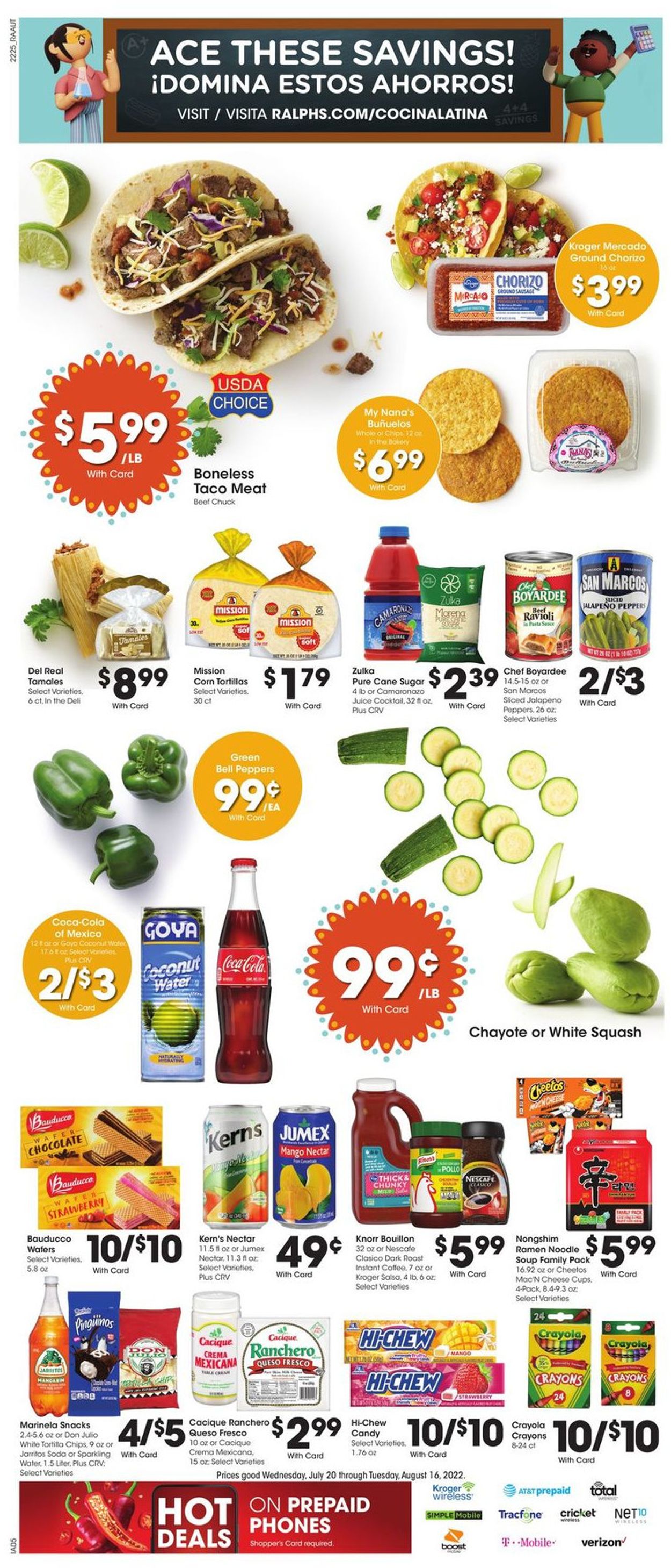 Ralphs Ad from 07/20/2022