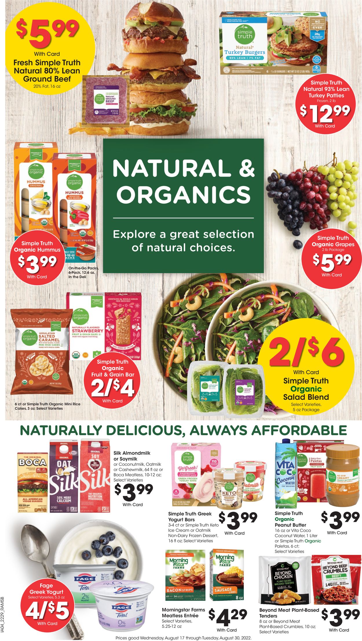 Ralphs Ad from 08/17/2022