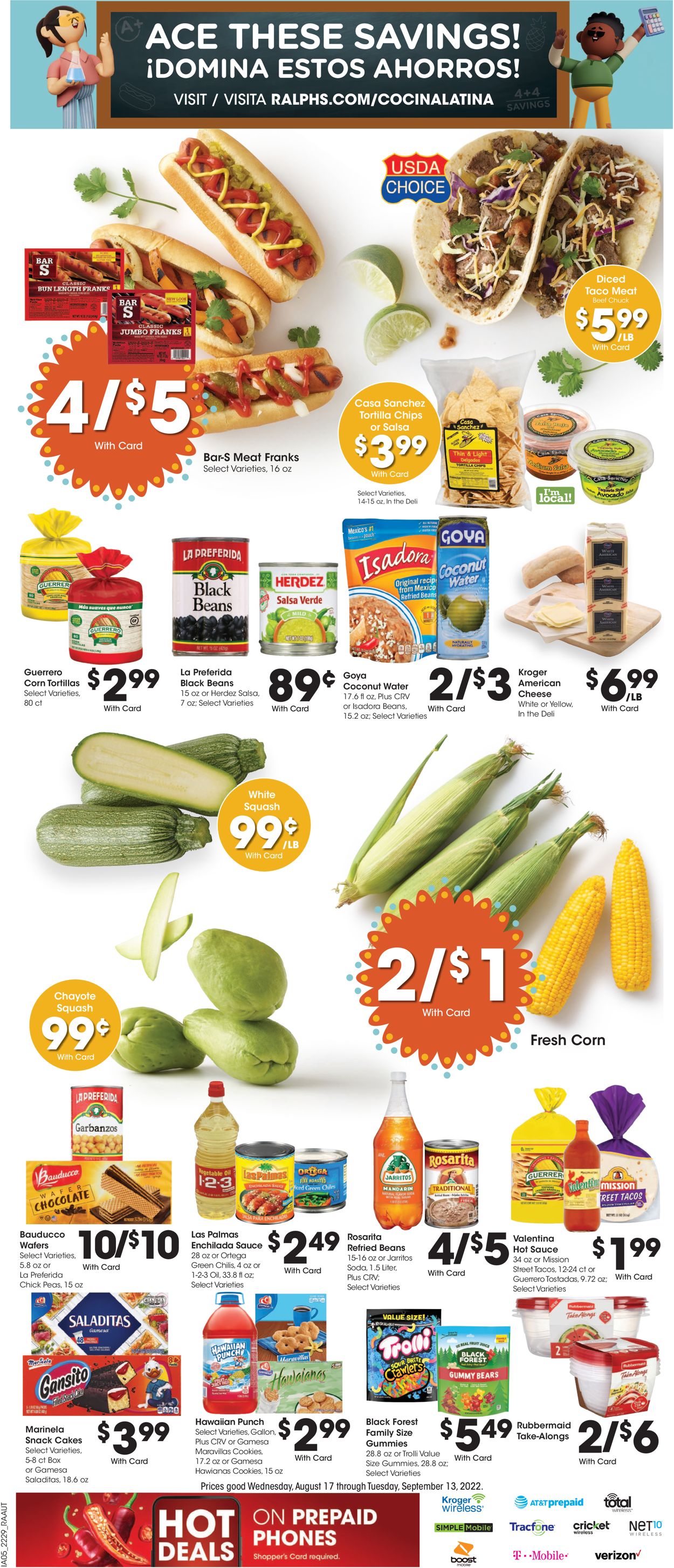 Ralphs Ad from 08/17/2022