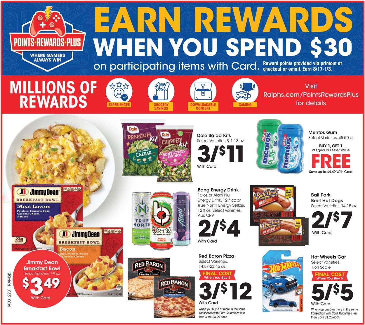 Ralphs Ad from 08/31/2022