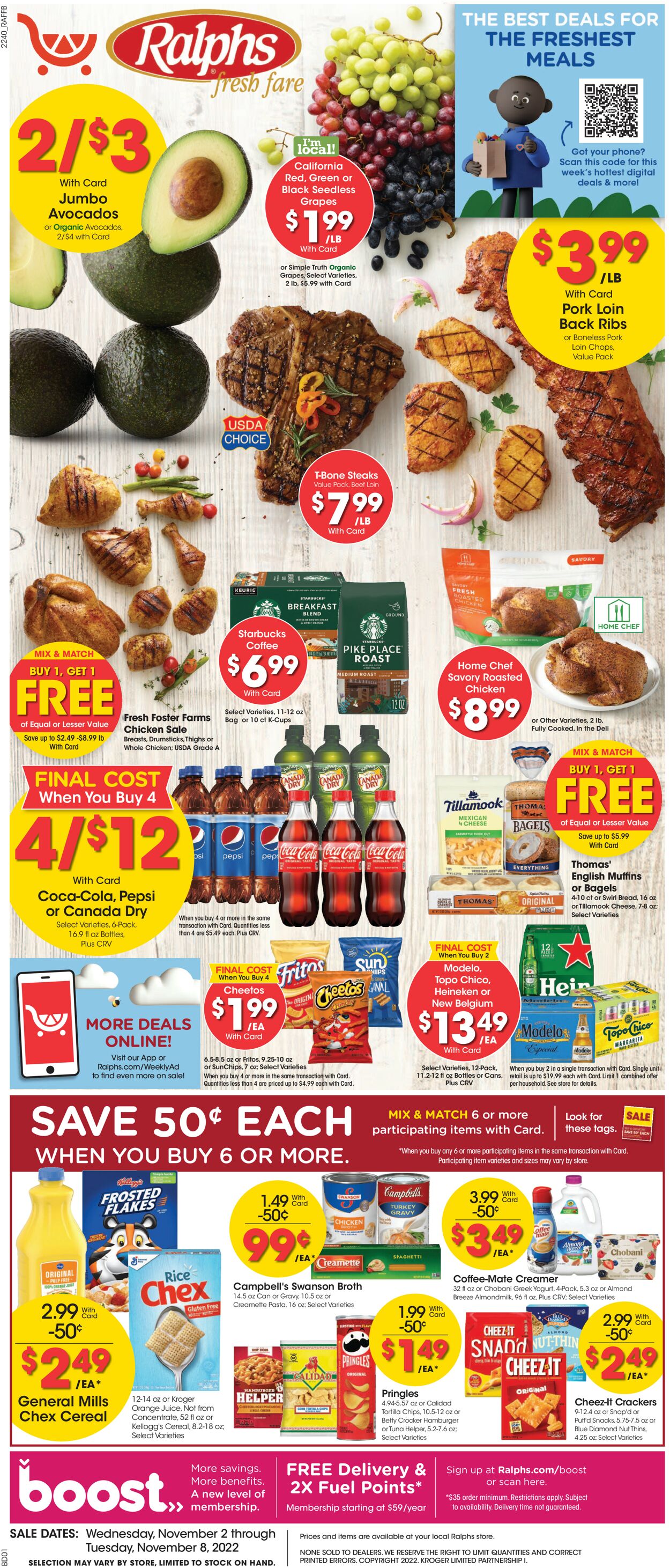 Ralphs Ad from 11/02/2022