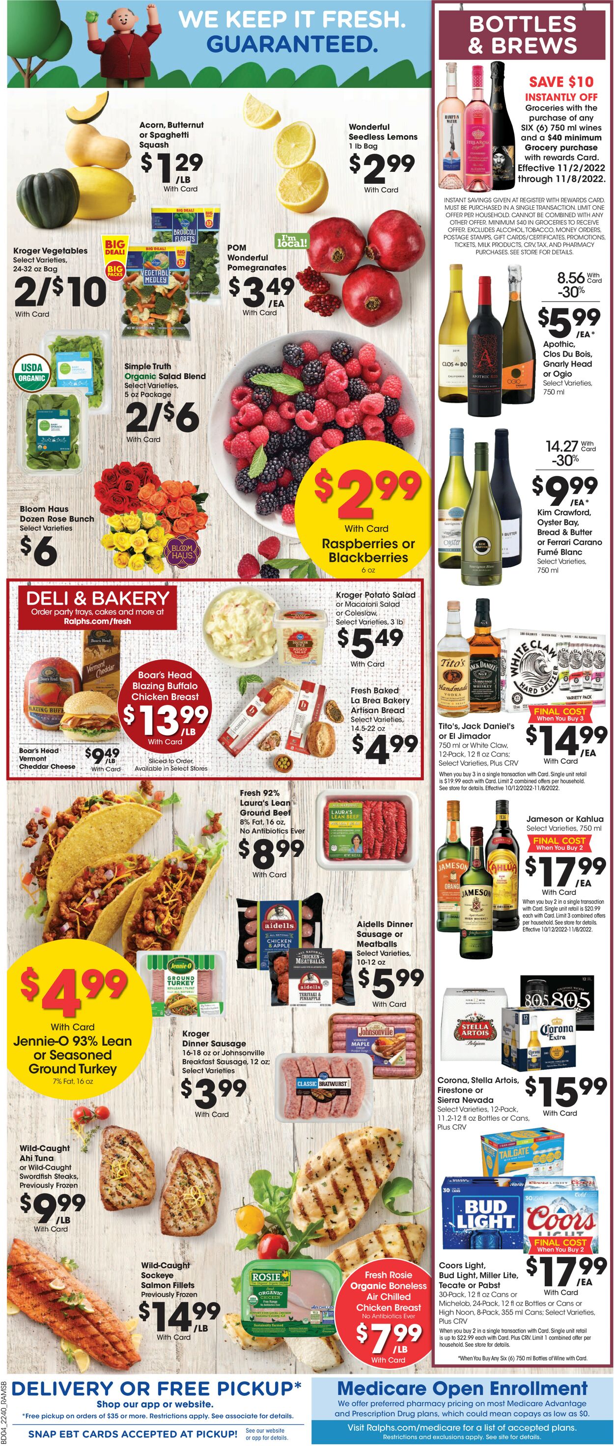 Ralphs Ad from 11/02/2022