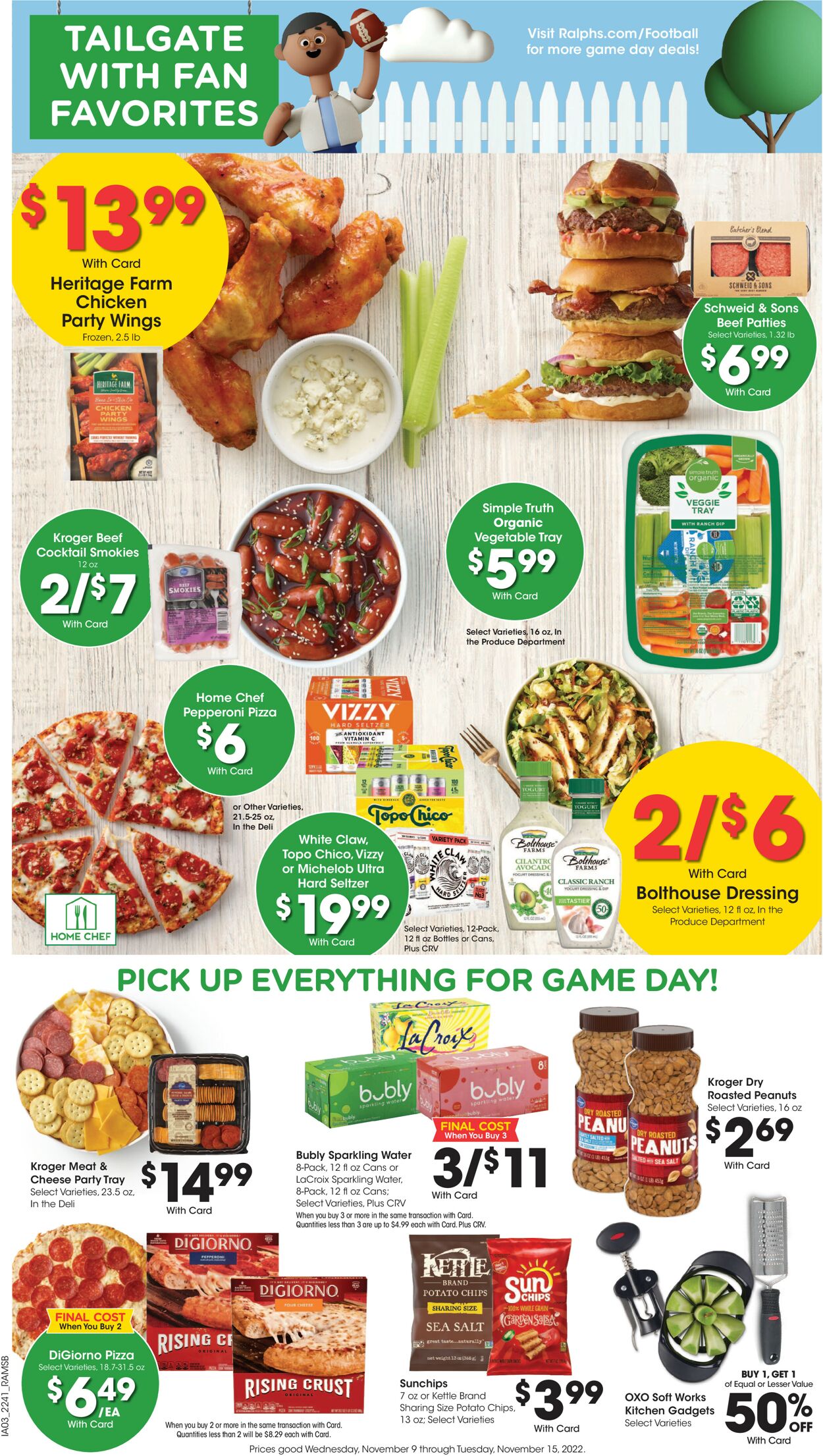 Ralphs Ad from 11/09/2022