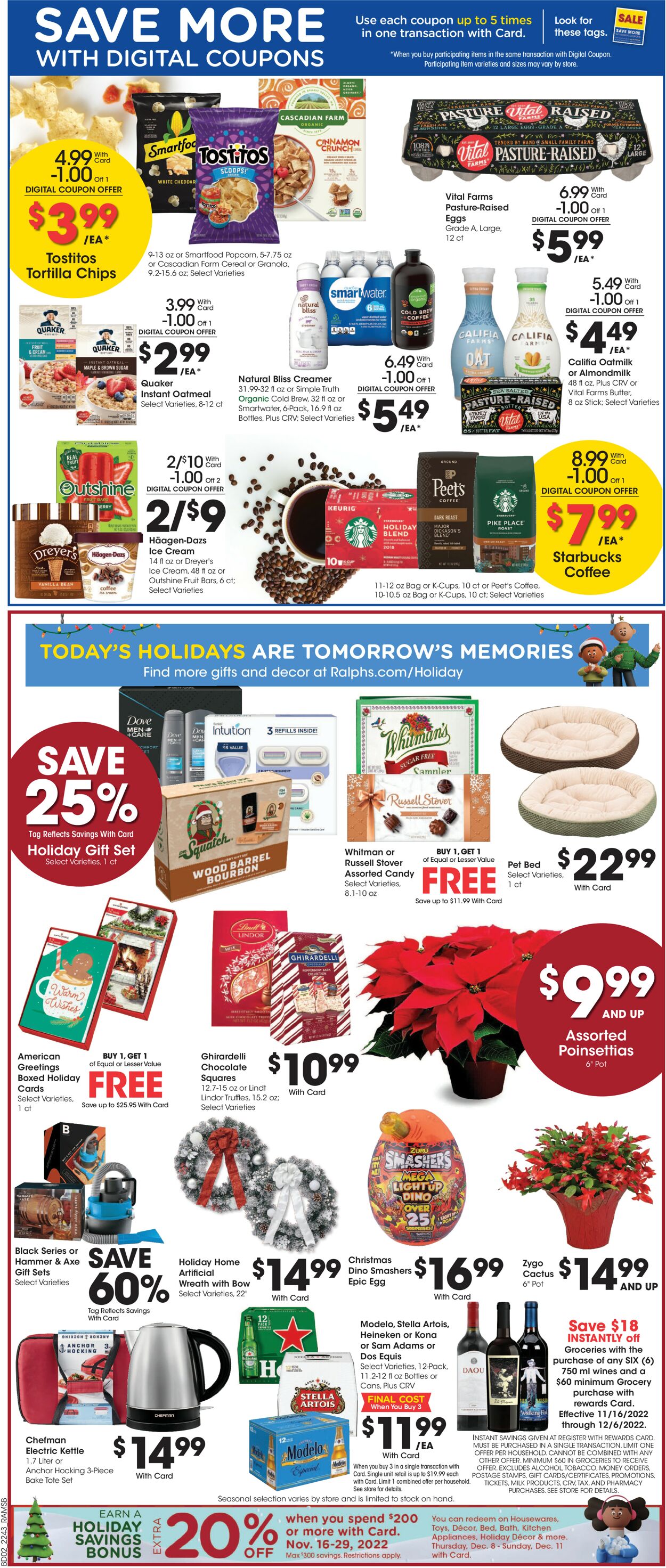 Ralphs Ad from 11/25/2022