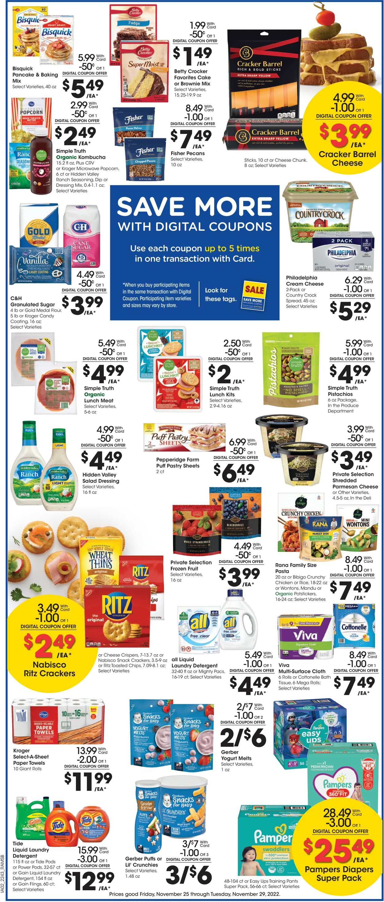 Ralphs Ad from 11/25/2022