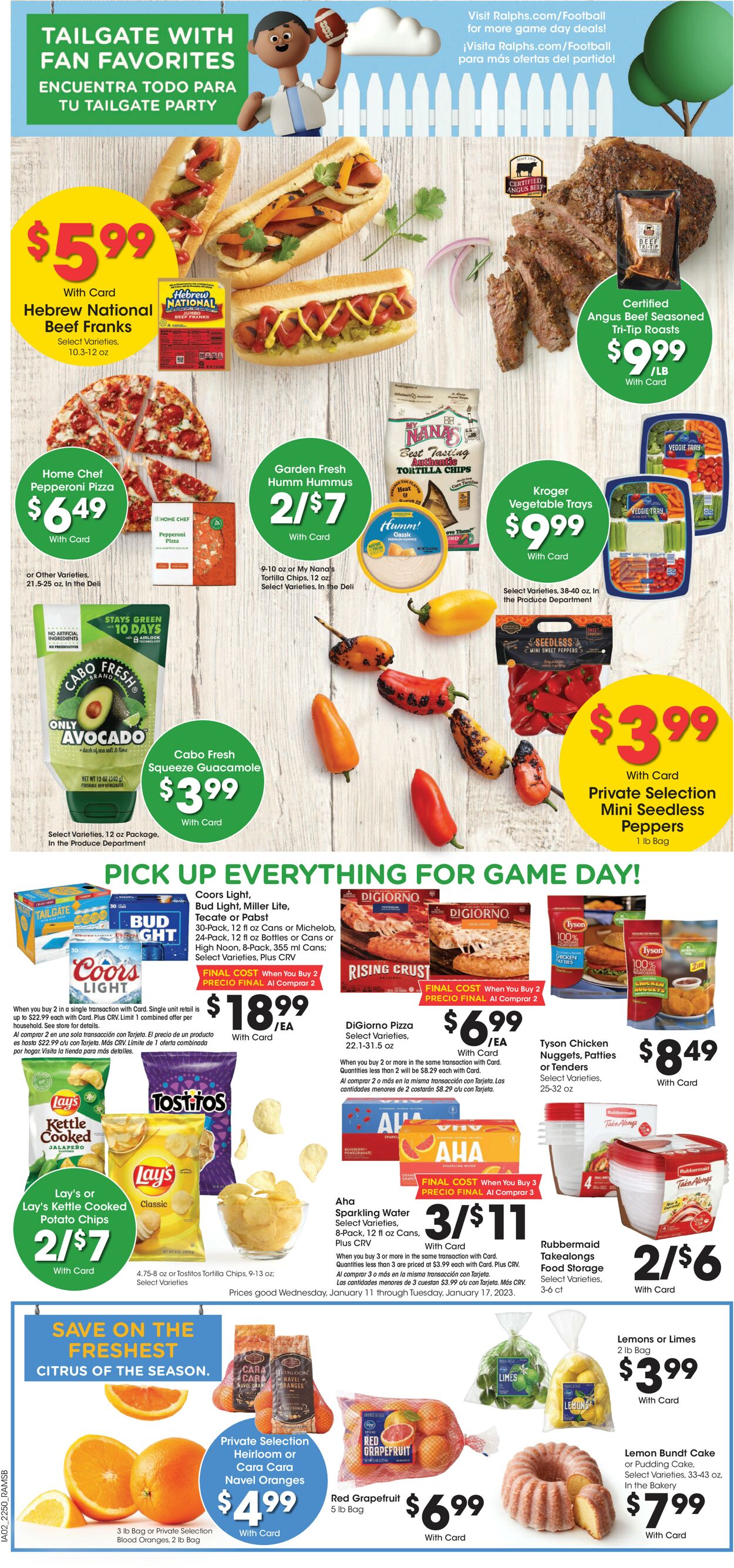 Ralphs Ad from 01/11/2023