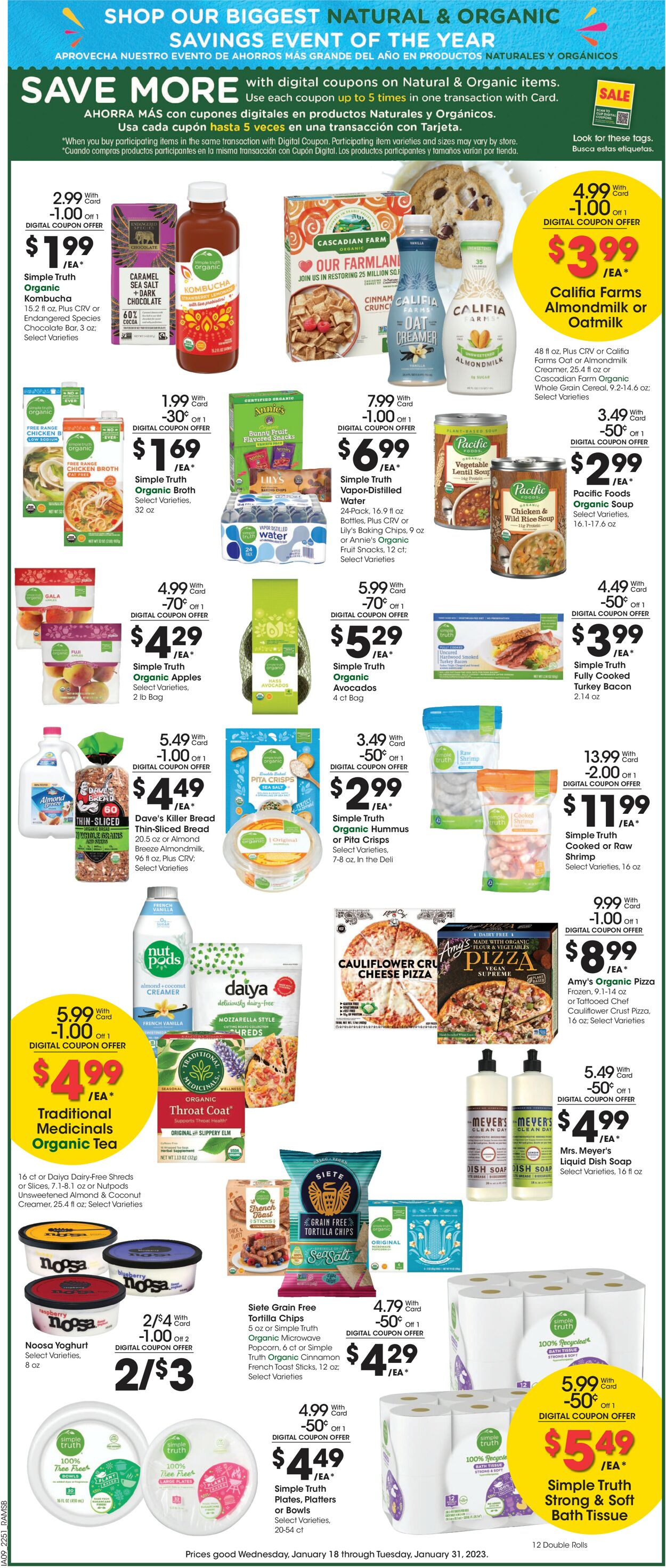 Ralphs Ad from 01/18/2023