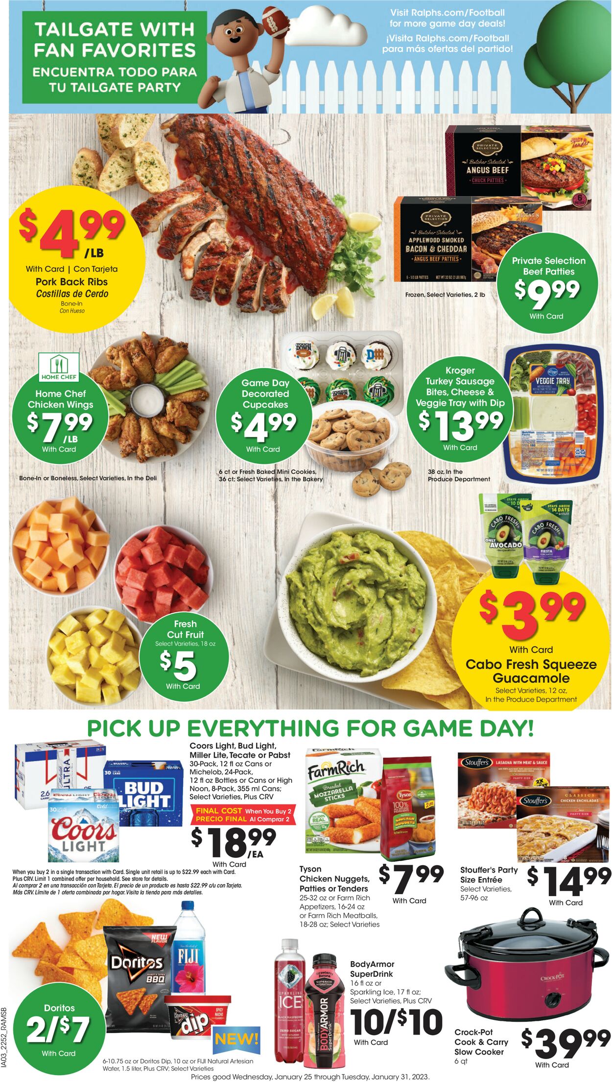 Ralphs Ad from 01/25/2023