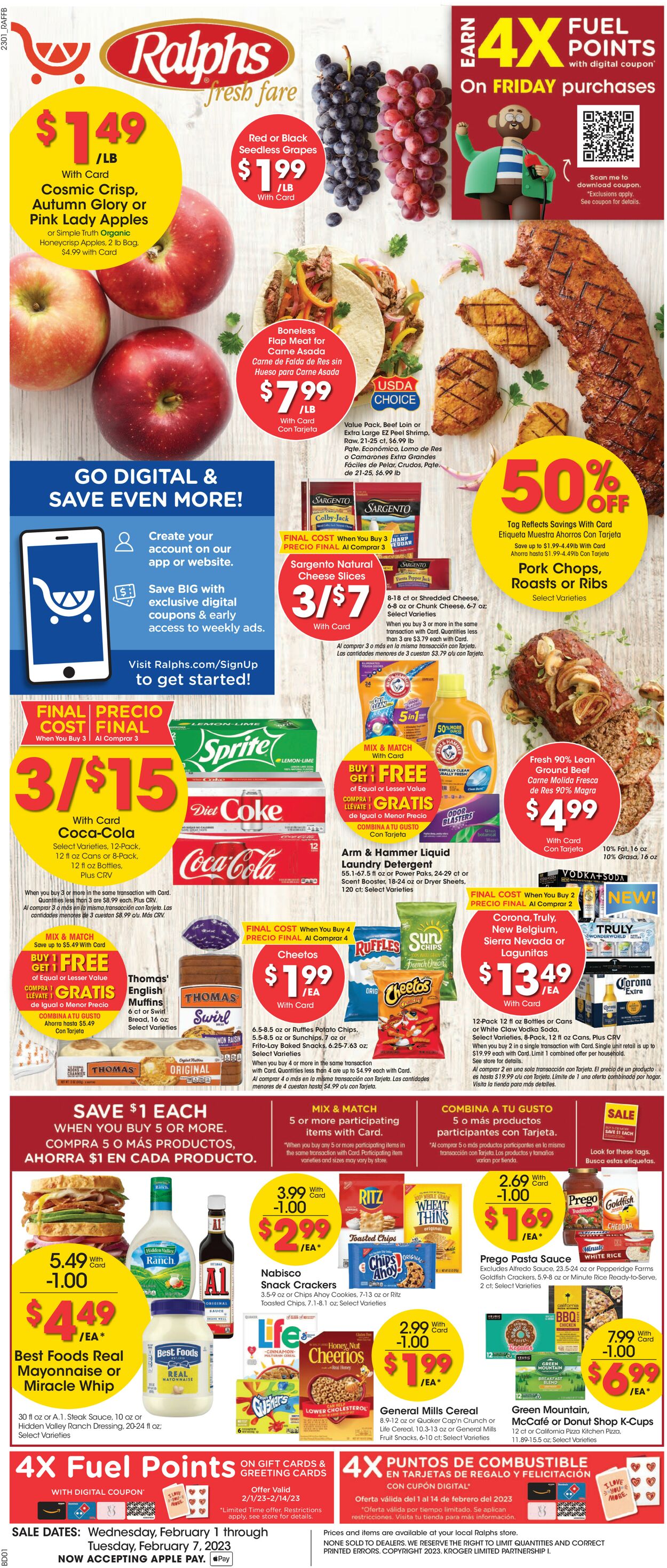 Ralphs Ad from 02/01/2023