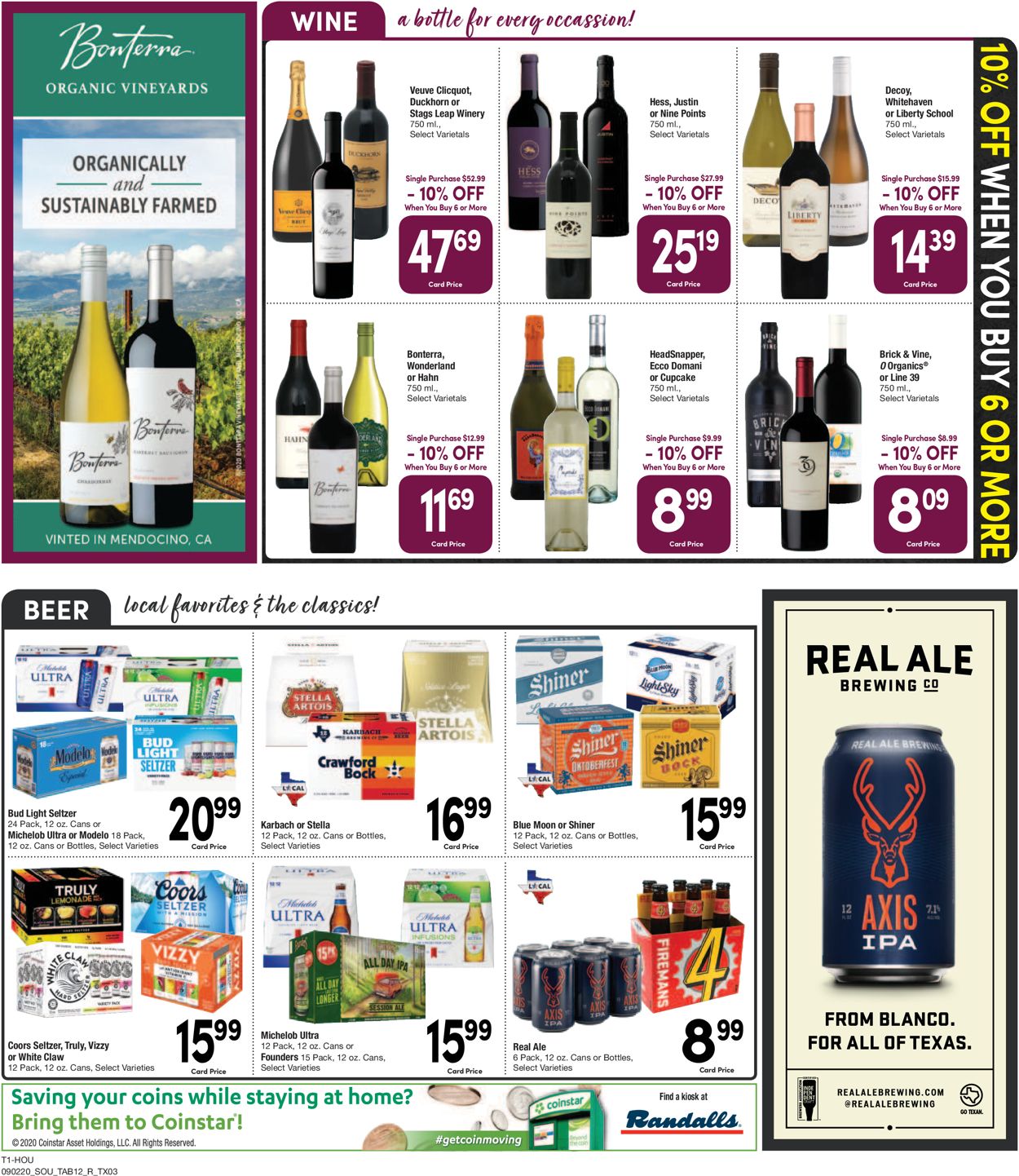 Randalls Ad from 09/02/2020