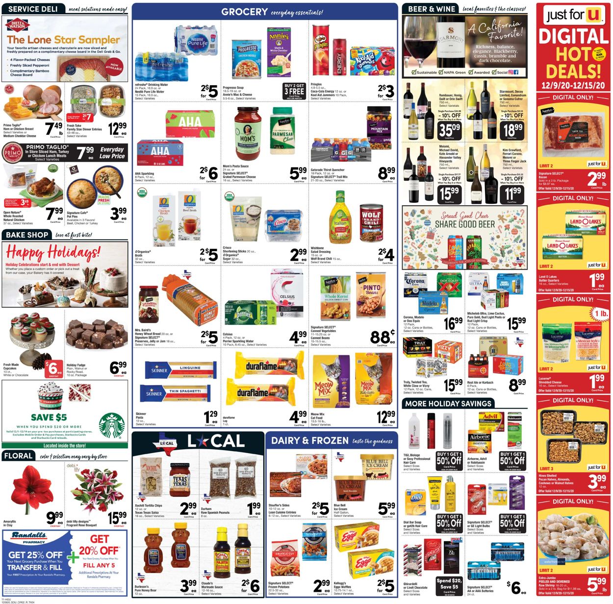 Randalls Ad from 12/09/2020