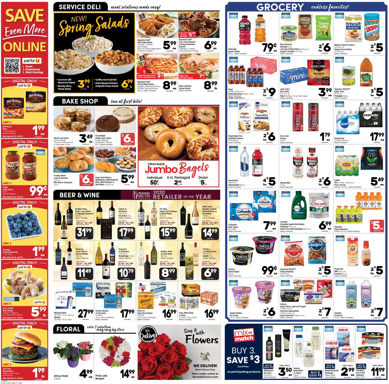 Randalls Ad from 04/21/2021