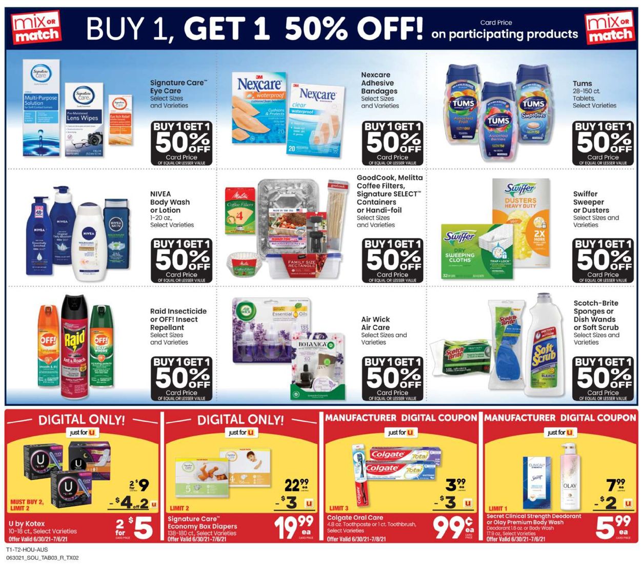 Randalls Ad from 06/30/2021