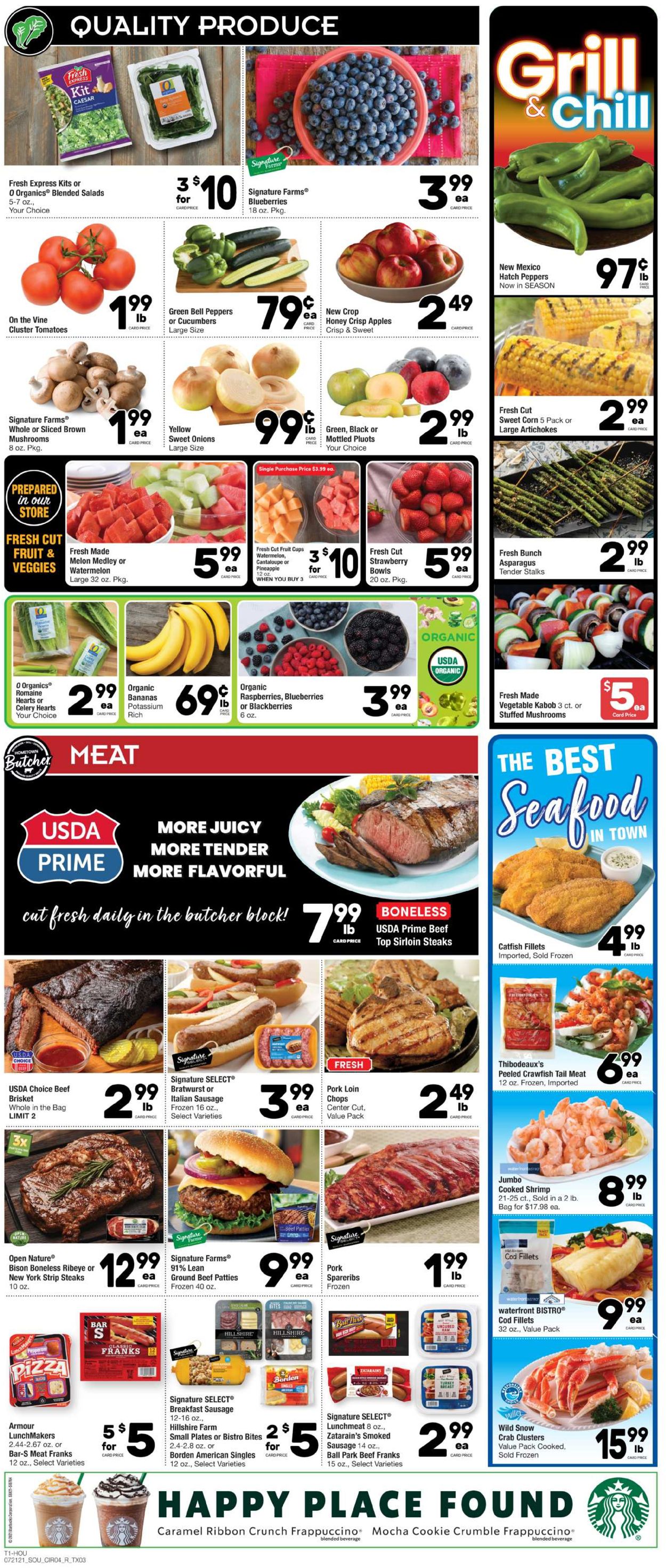 Randalls Ad from 07/21/2021