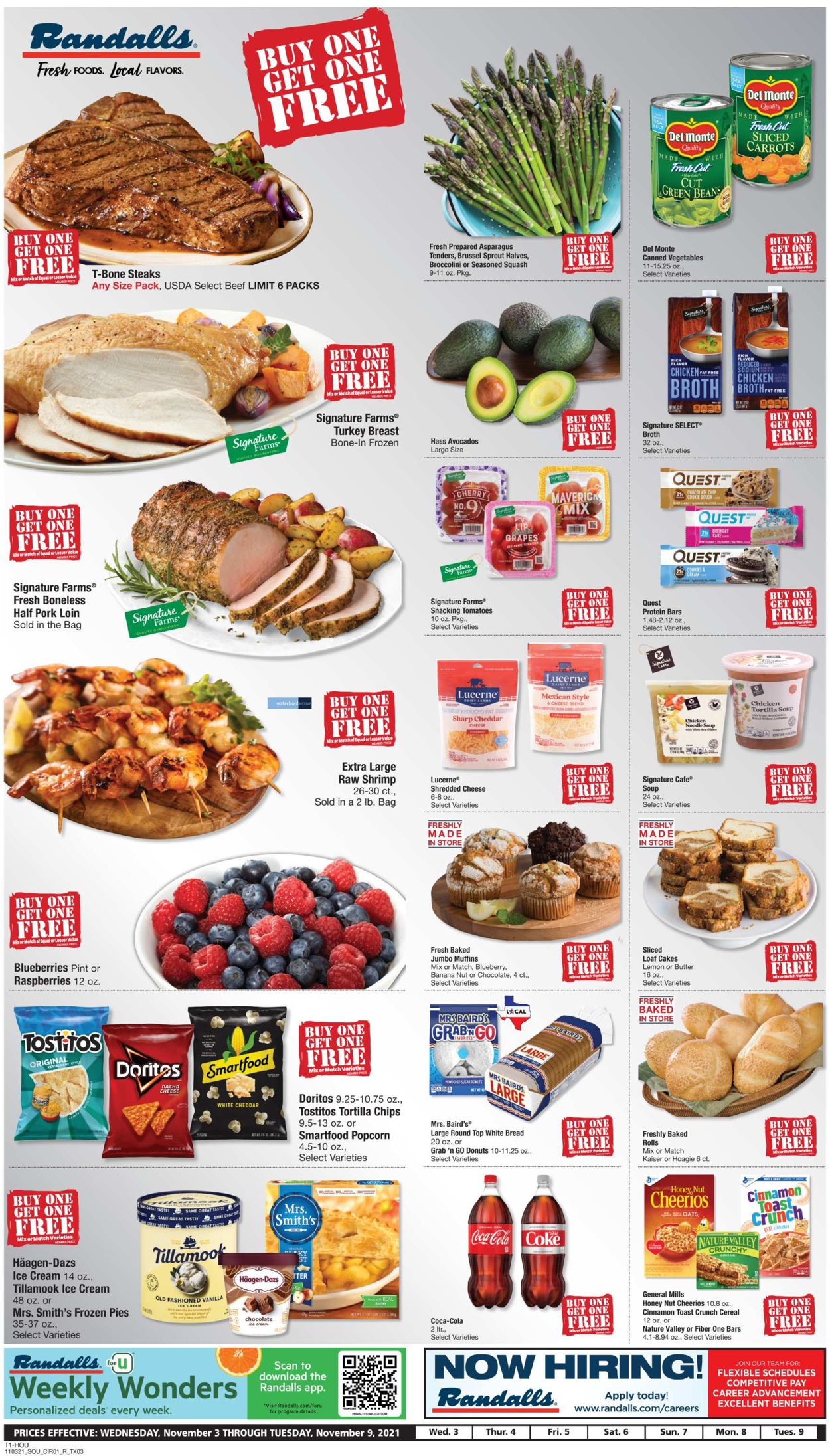 Randalls Ad from 11/03/2021