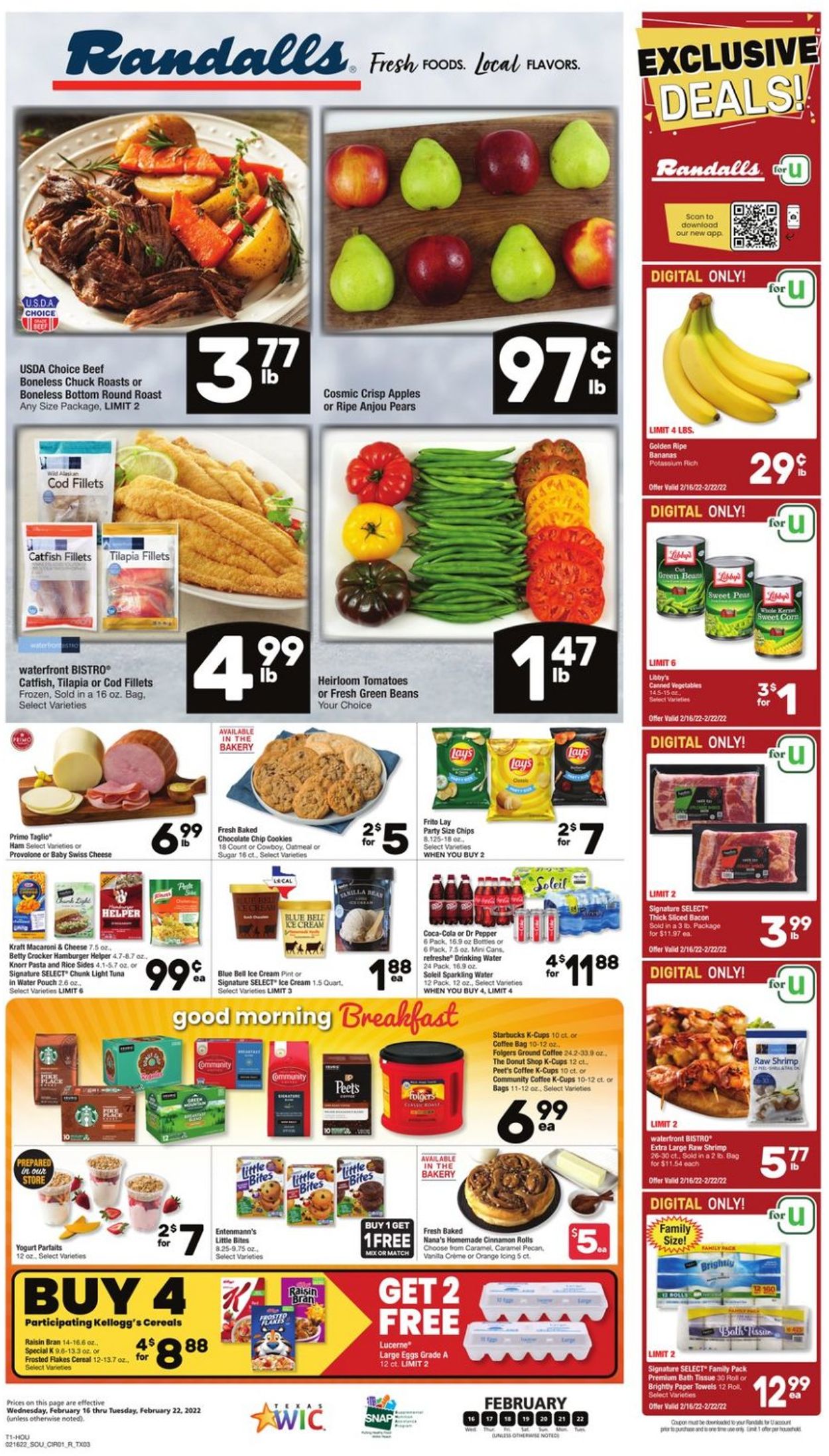 Randalls Ad from 02/16/2022