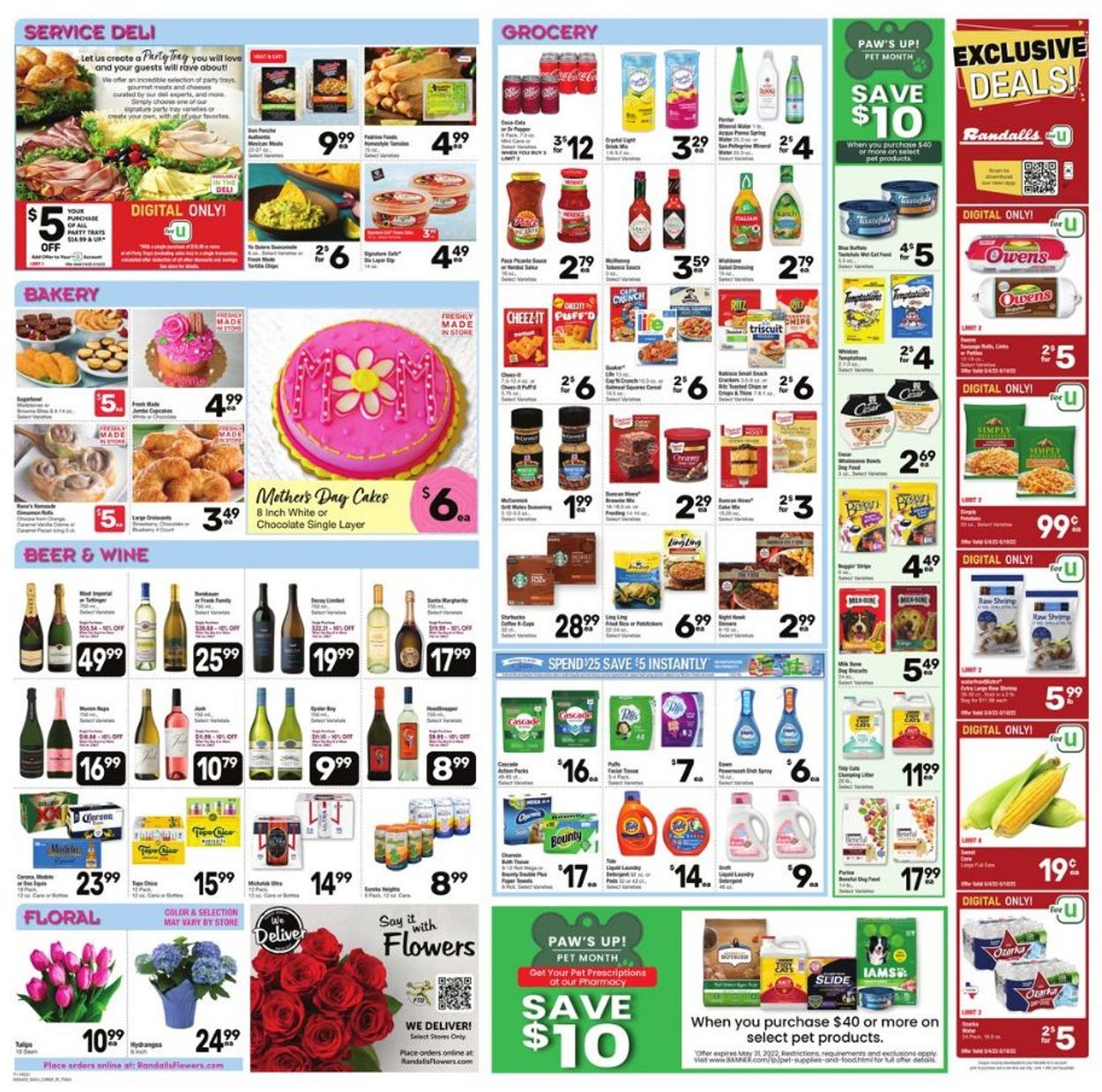 Randalls Ad from 05/11/2022