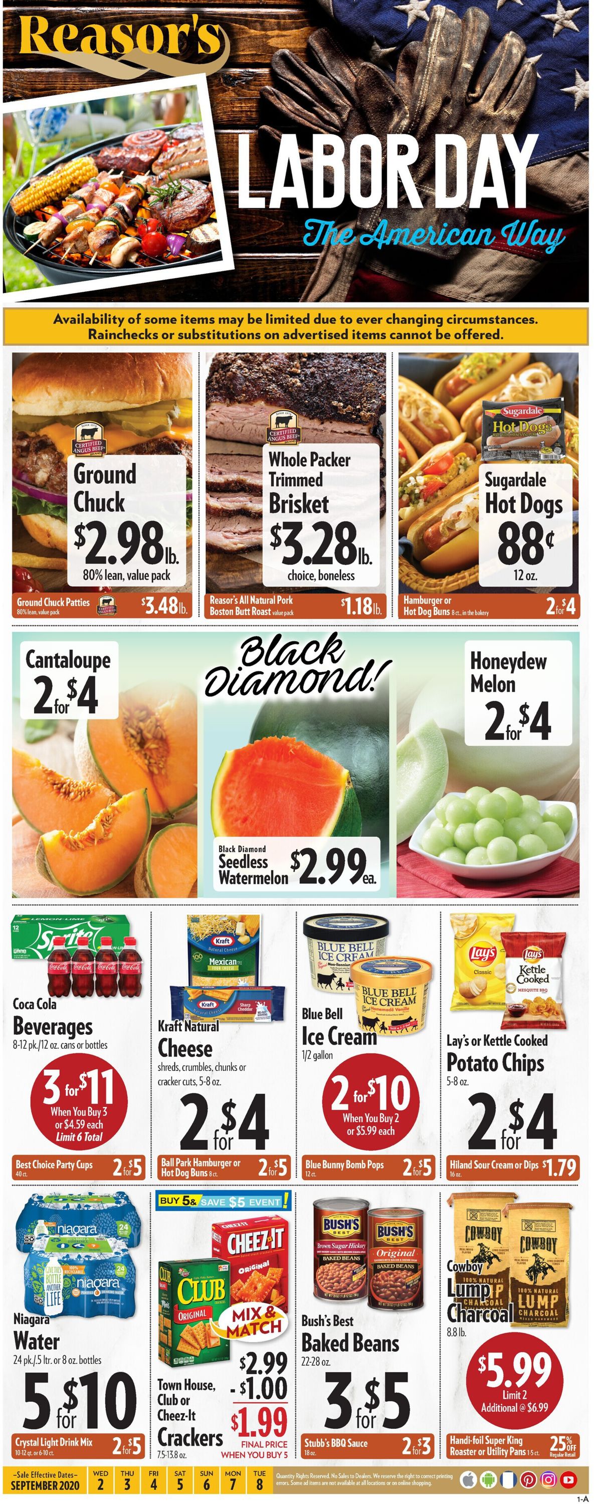Reasor's Ad from 09/02/2020