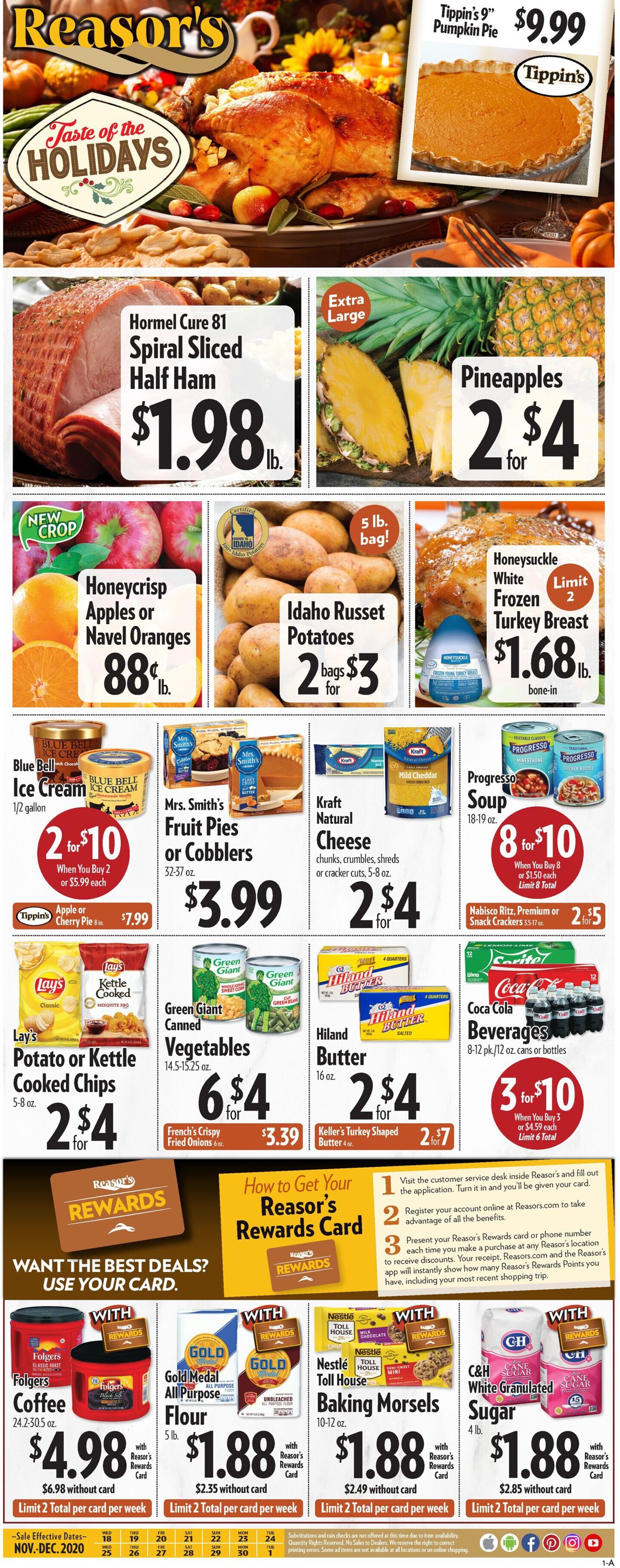 Reasor's Ad from 11/18/2020