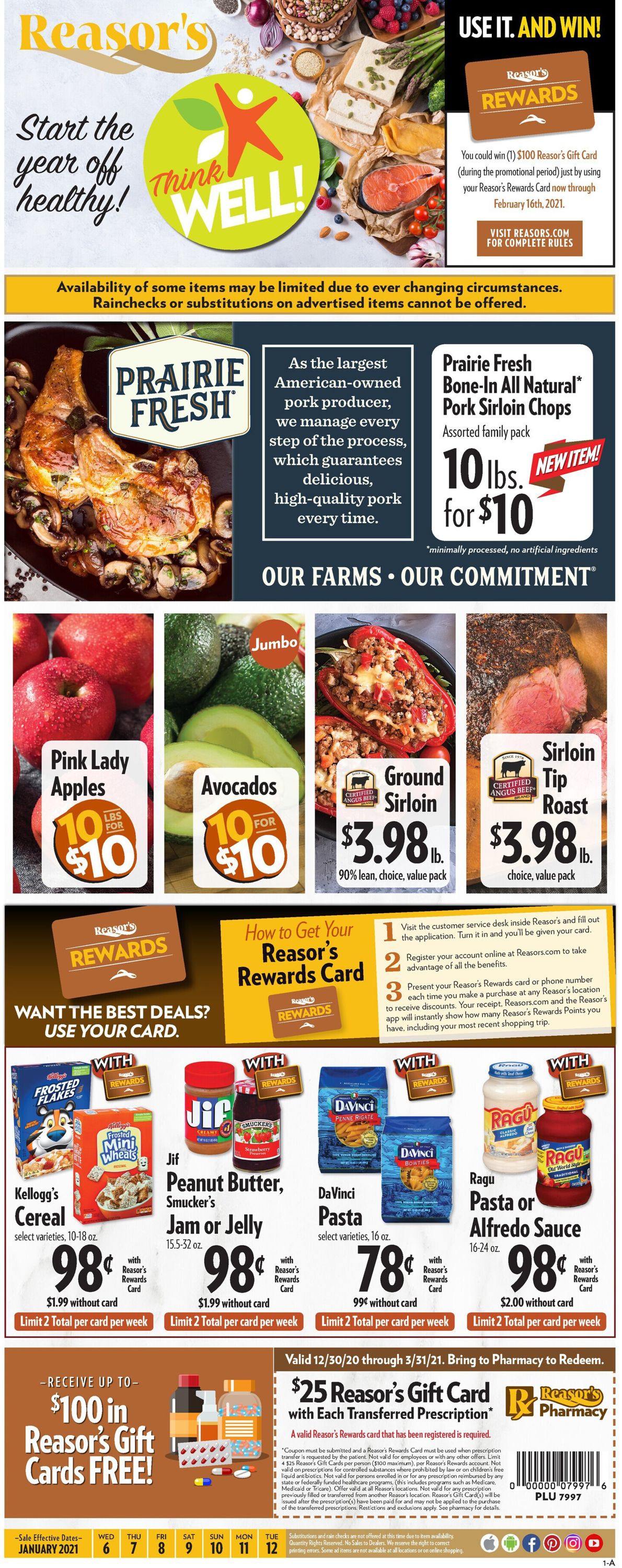 Reasor's Ad from 01/06/2021