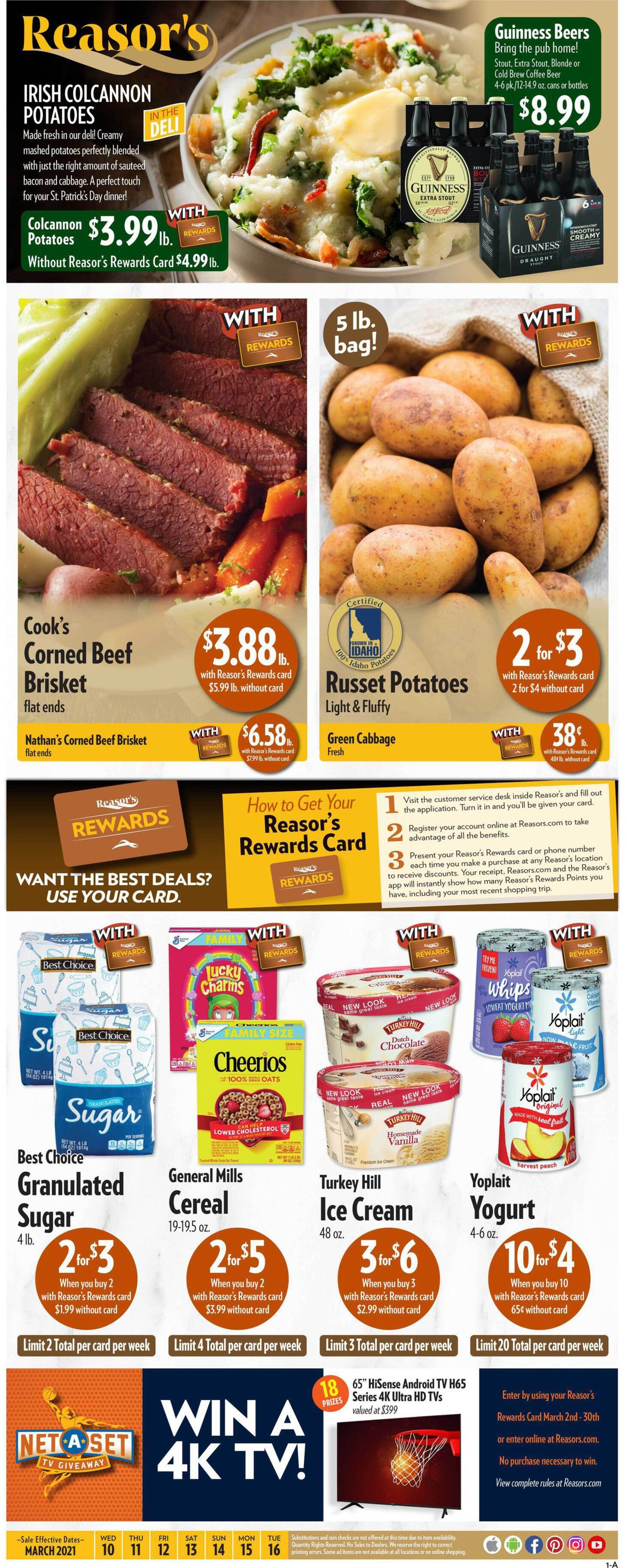 Reasor's Ad from 03/10/2021