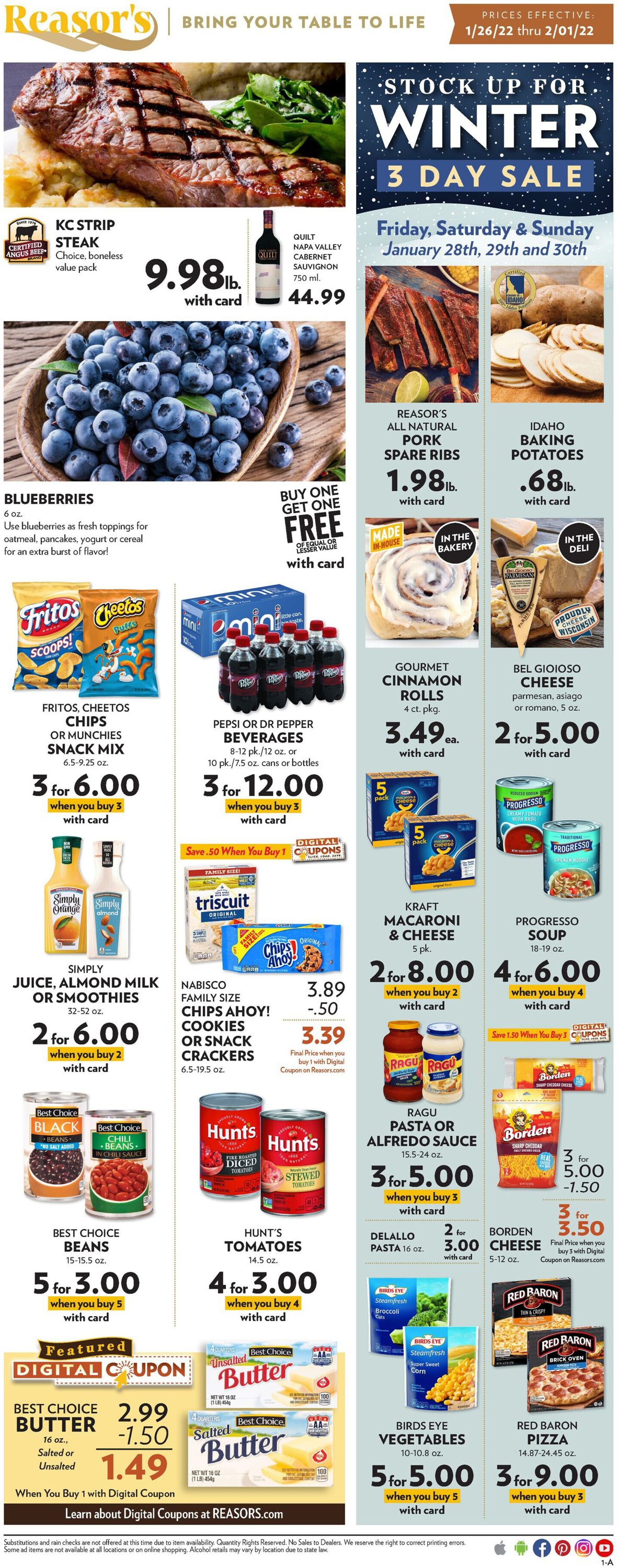 Reasor's Ad from 01/26/2022