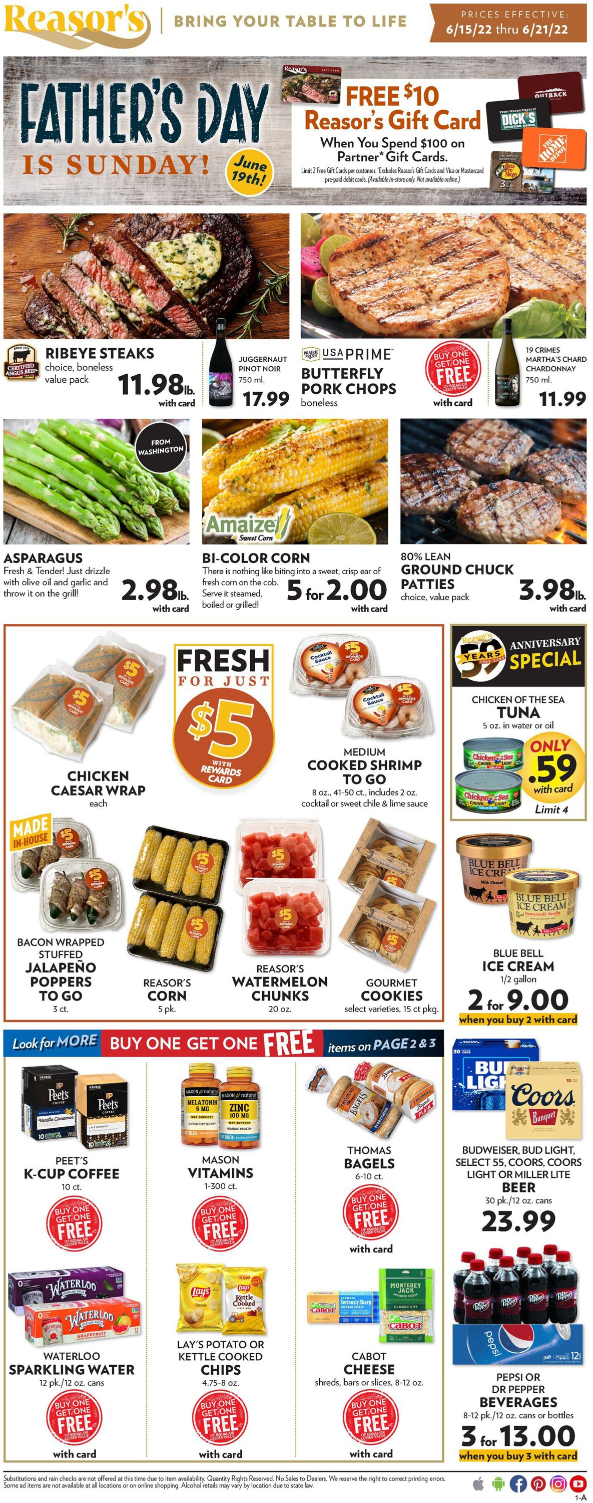Reasor's Ad from 06/15/2022