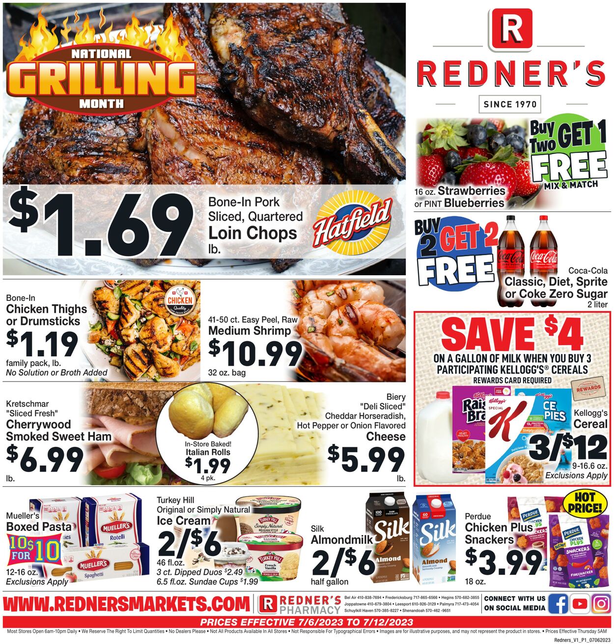Redner’s Warehouse Market Ad from 07/06/2023