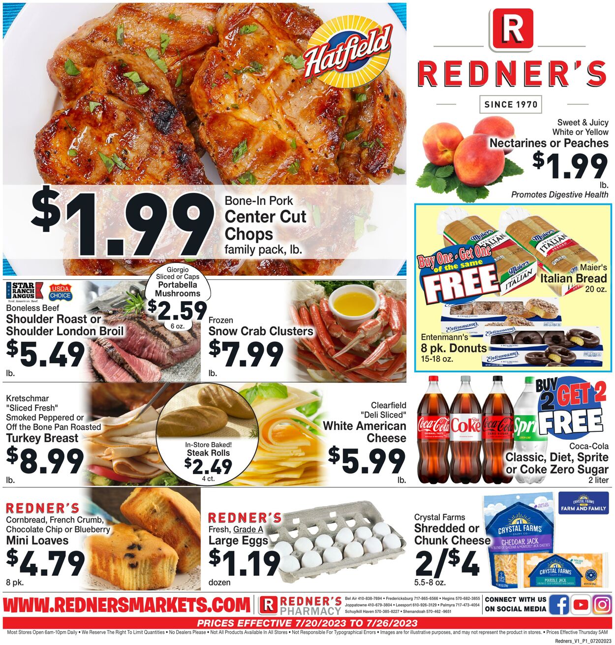 Redner’s Warehouse Market Ad from 07/20/2023