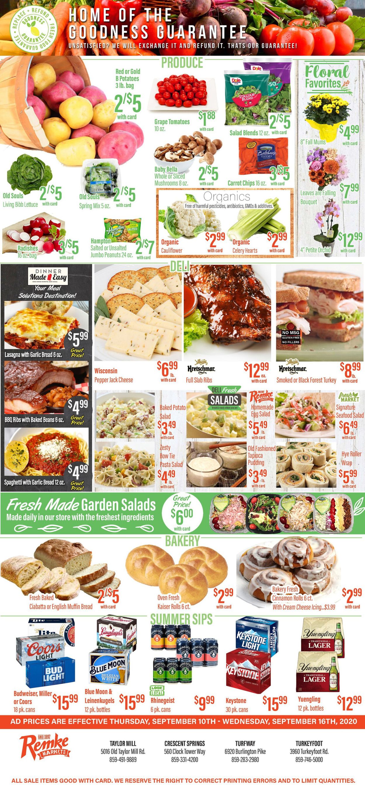 Remke Markets Ad from 09/10/2020