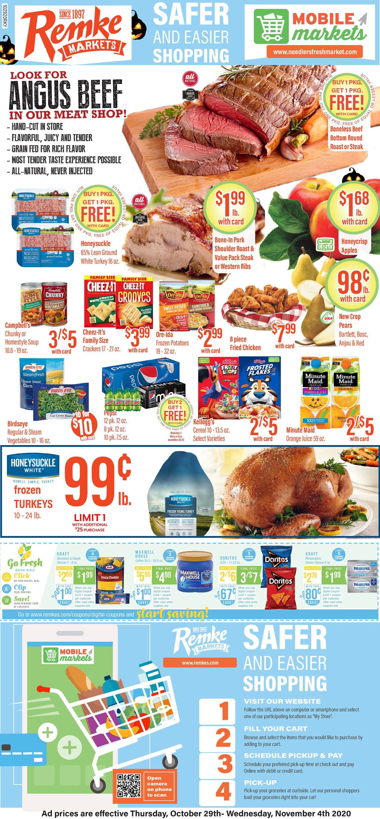 Remke Markets Ad from 10/29/2020