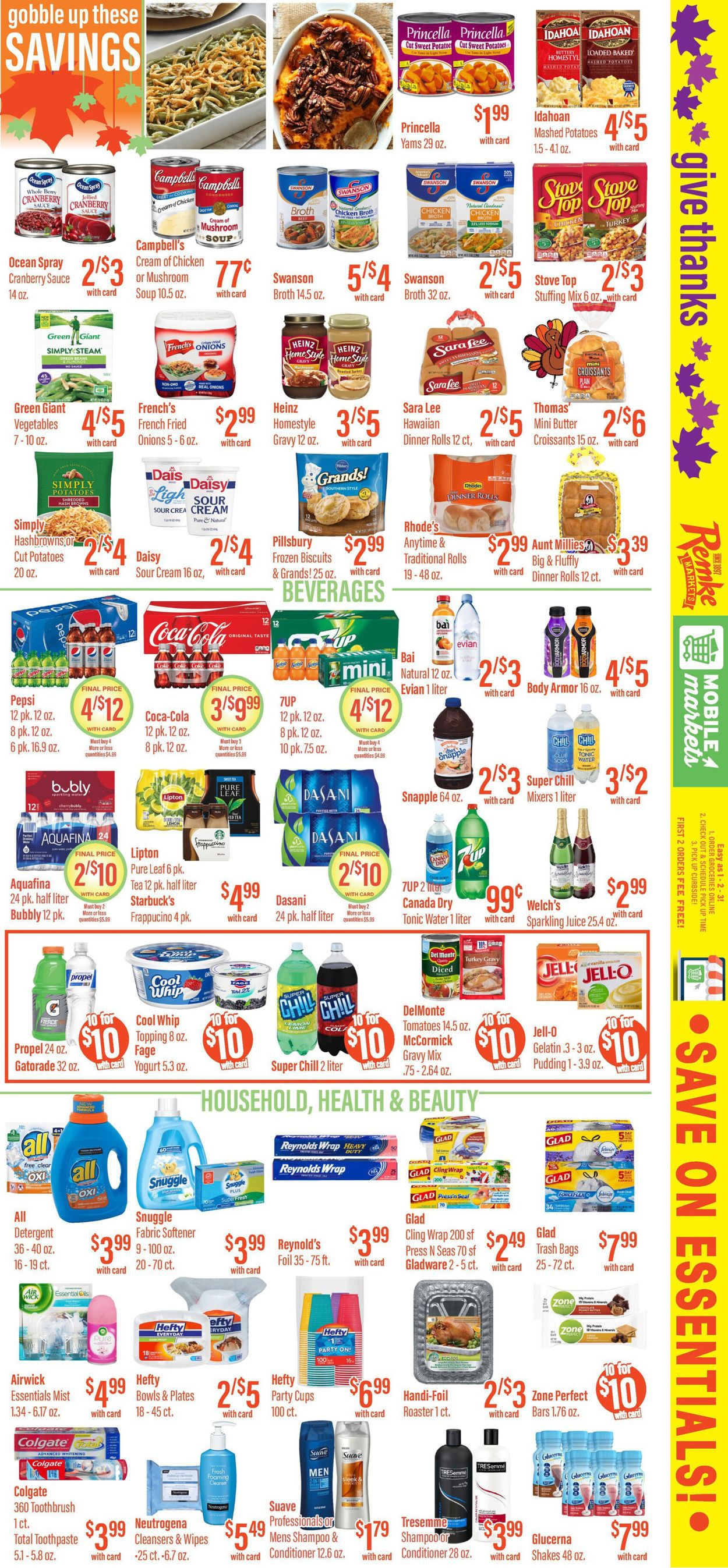 Remke Markets Ad from 11/19/2020