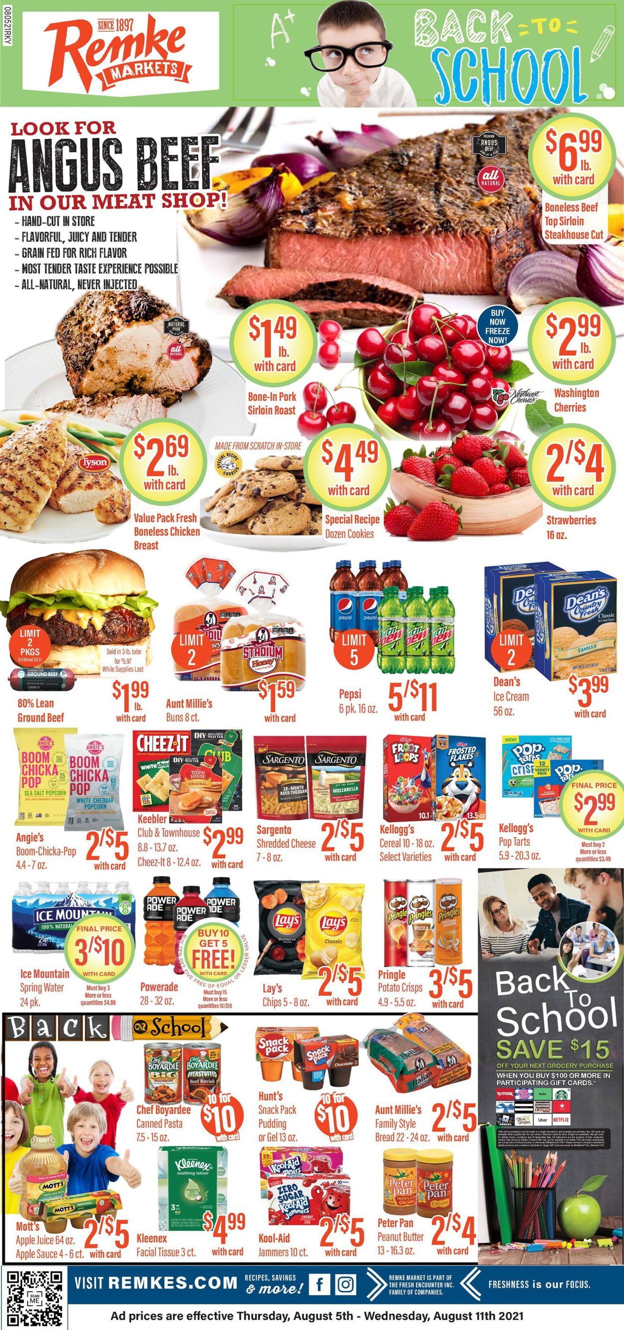 Remke Markets Ad from 08/05/2021
