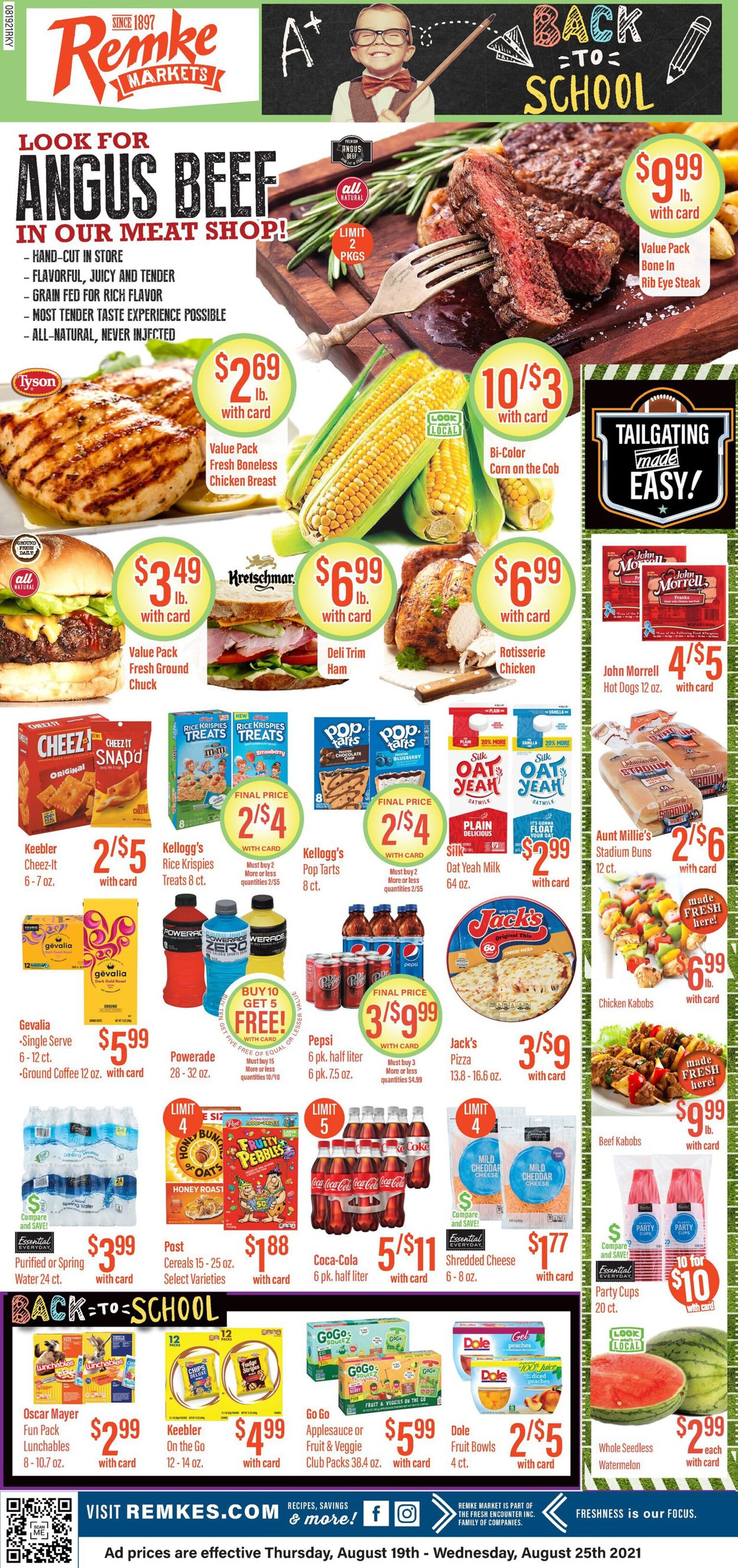 Remke Markets Ad from 08/19/2021