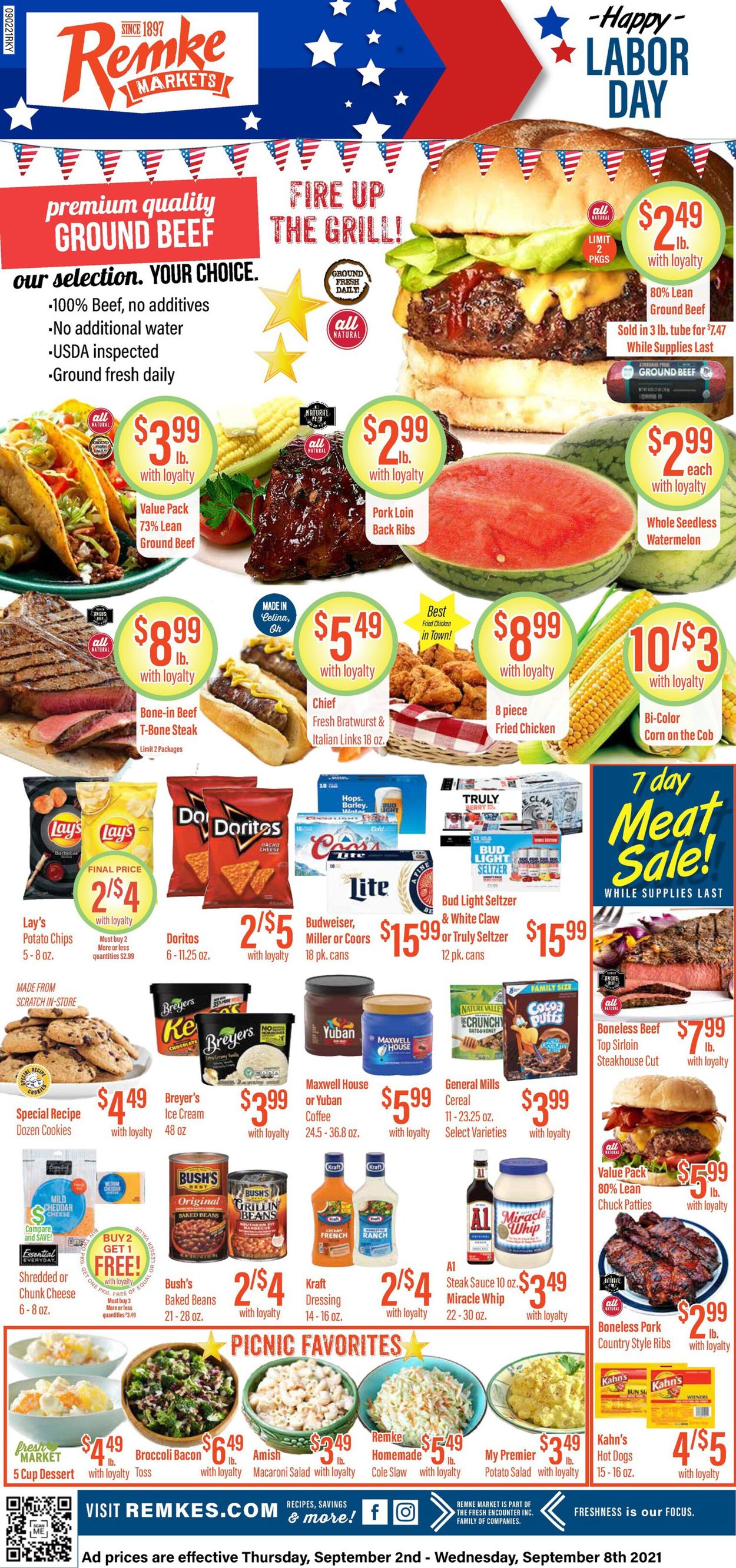 Remke Markets Ad from 09/02/2021