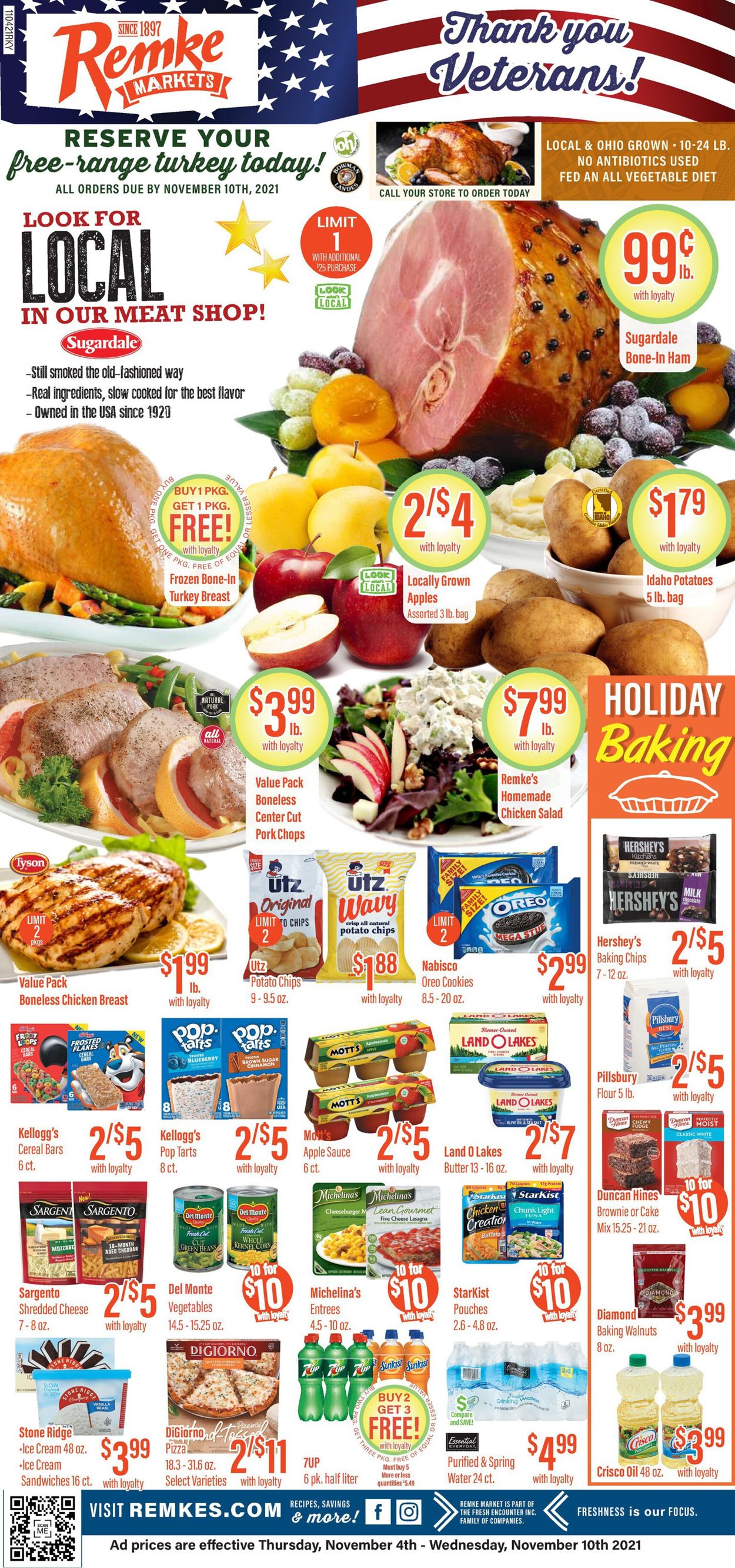 Remke Markets Ad from 11/04/2021