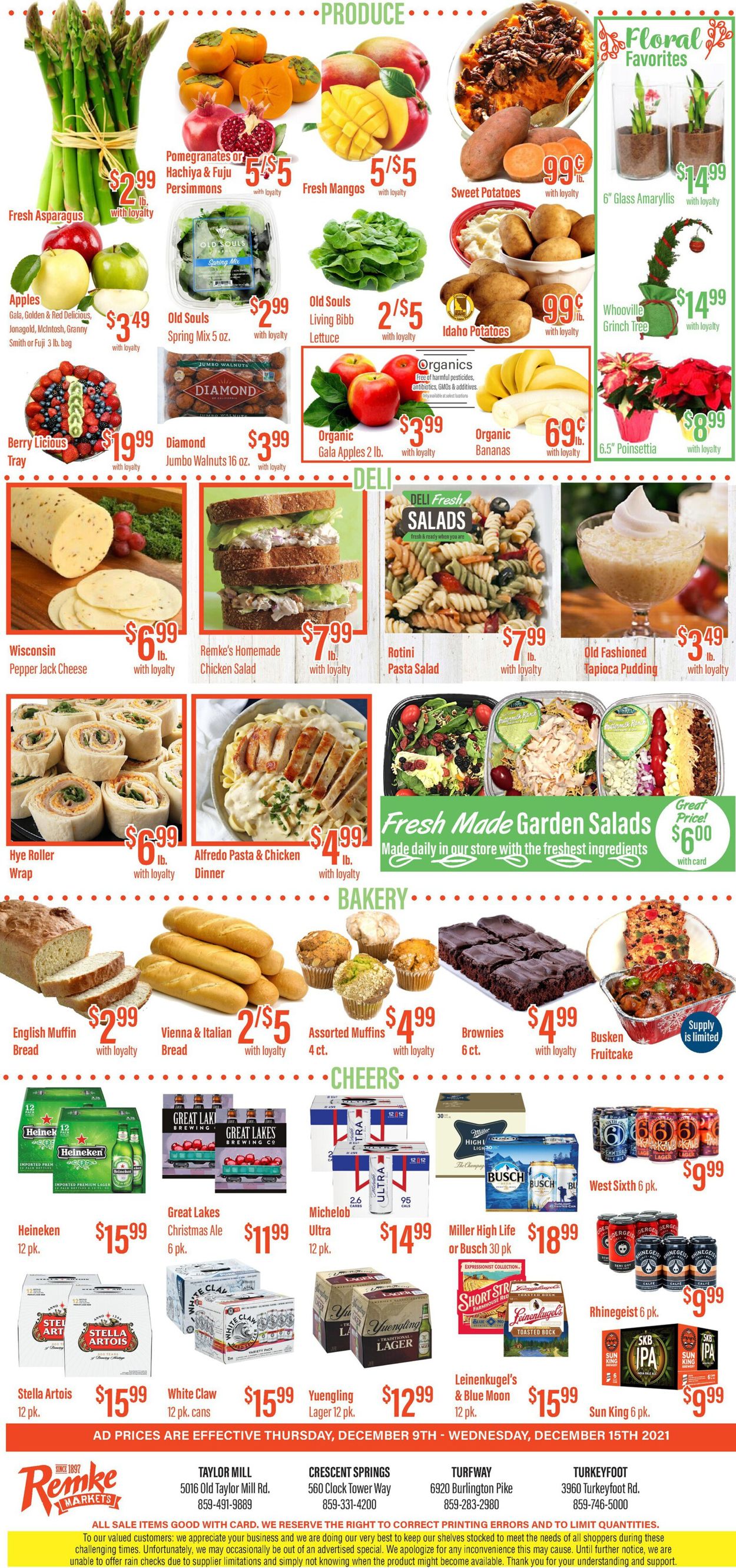Remke Markets Ad from 12/09/2021