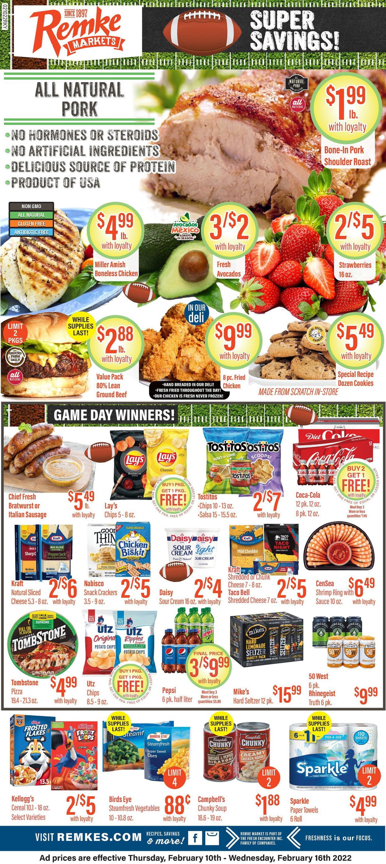 Remke Markets Ad from 02/10/2022