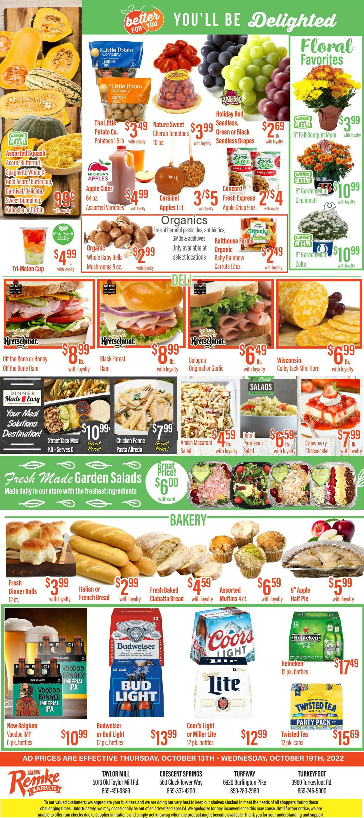 Remke Markets Ad from 10/13/2022
