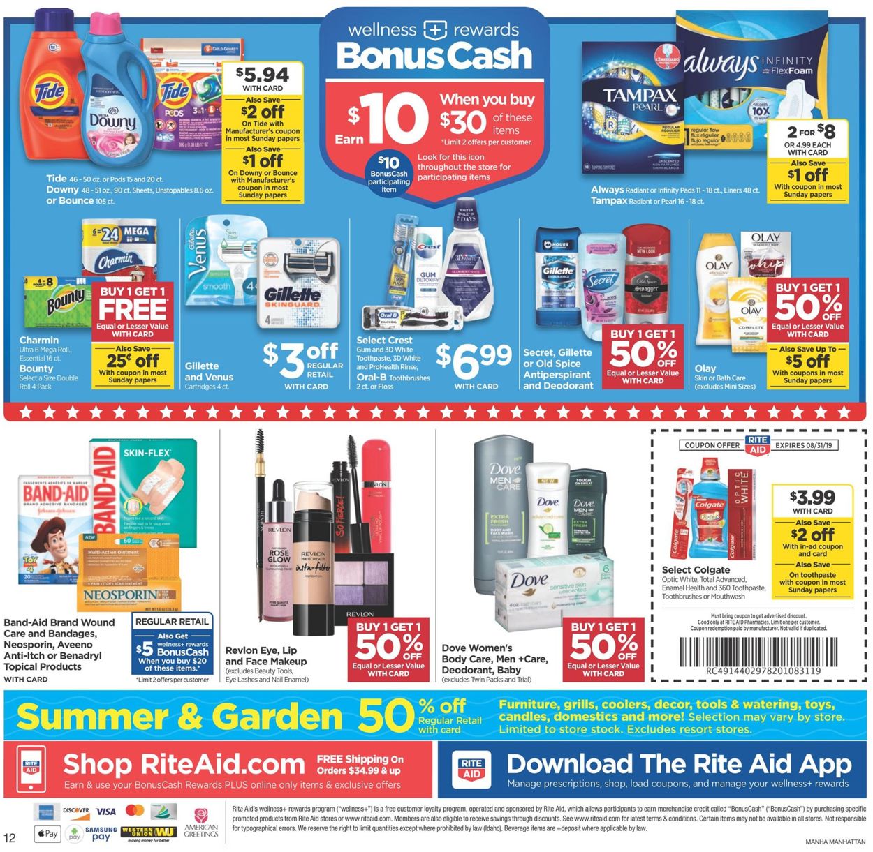 Rite Aid Ad from 08/25/2019
