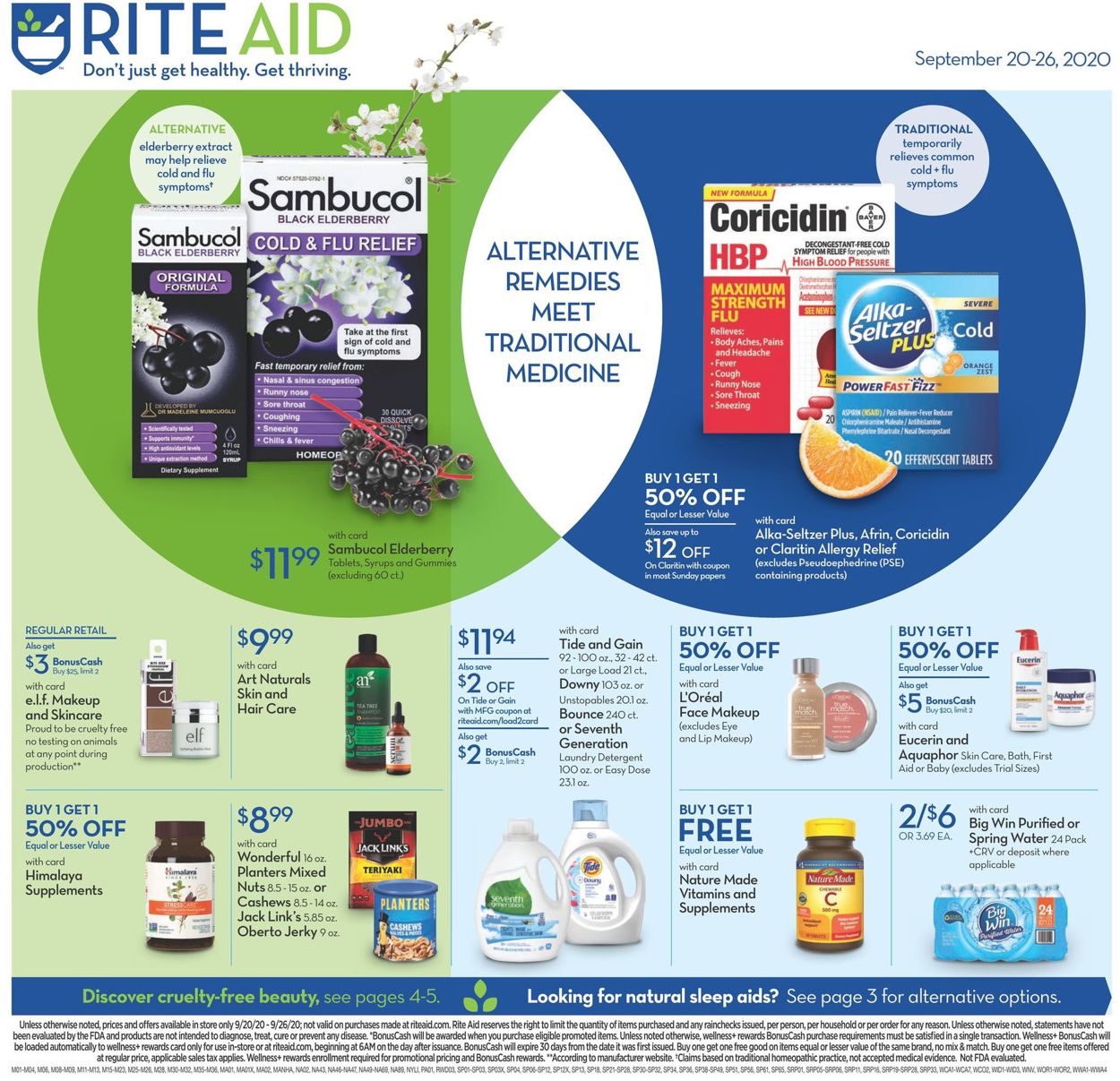 Rite Aid Ad from 09/20/2020