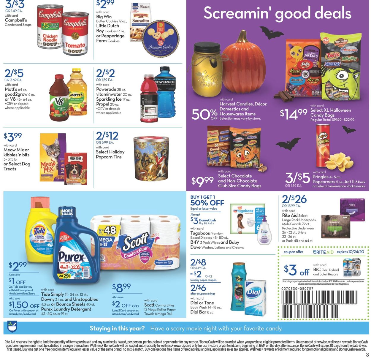 Rite Aid Ad from 10/04/2020