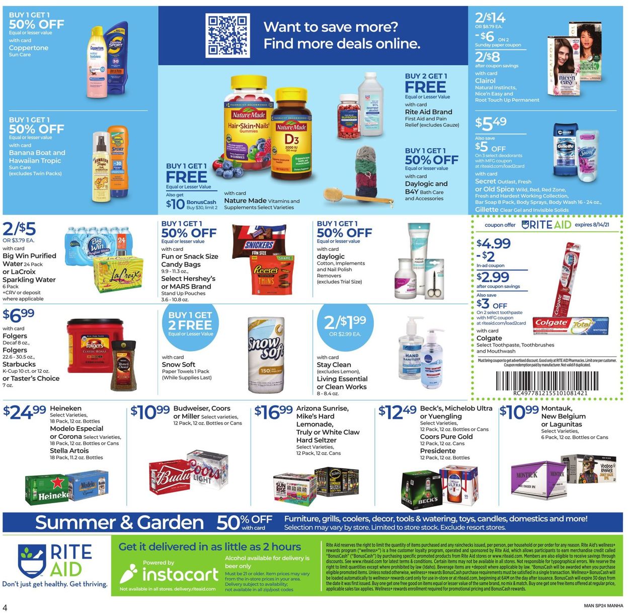 Rite Aid Ad from 08/08/2021
