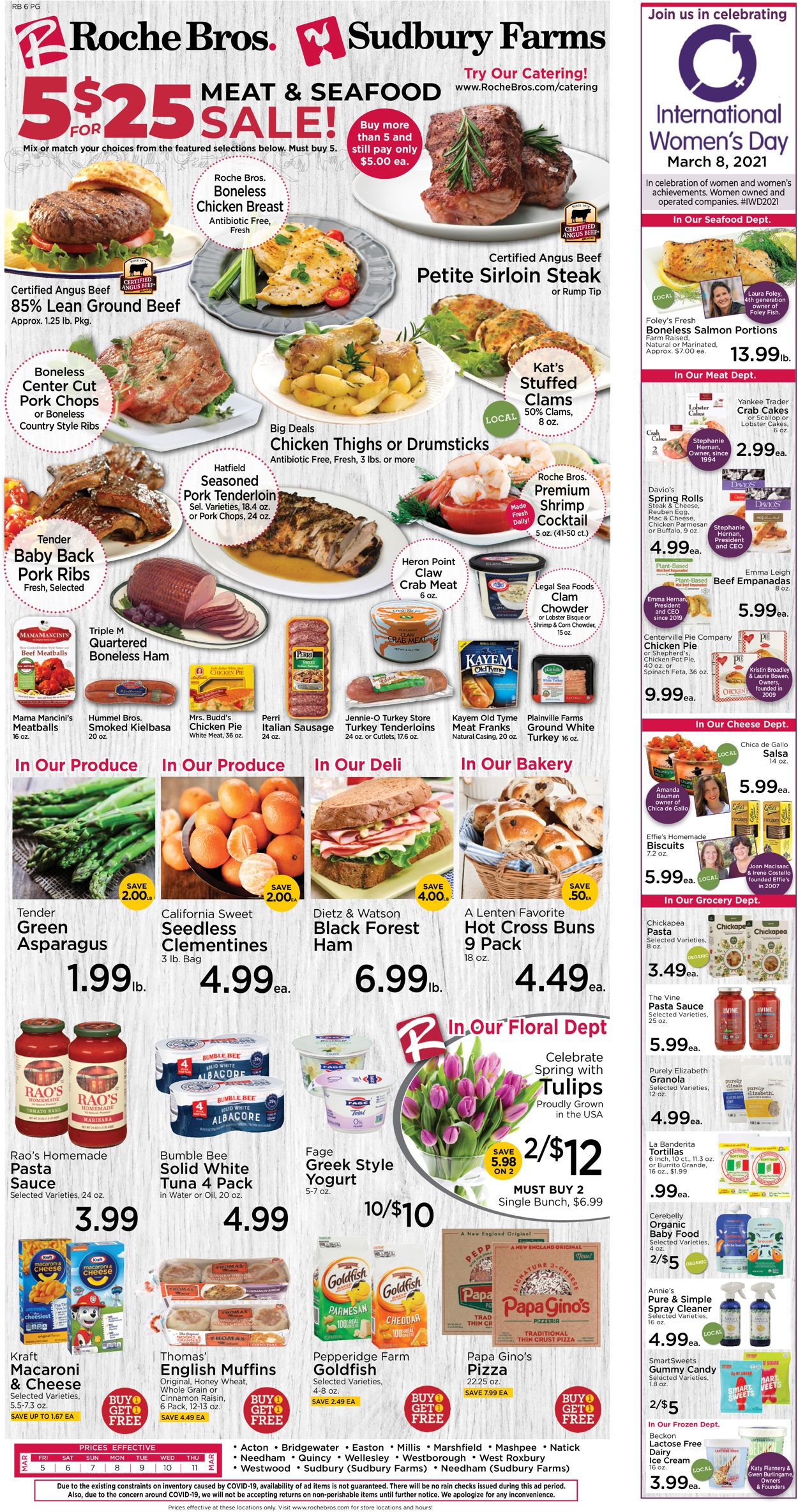 Roche Bros. Supermarkets Ad from 03/05/2021