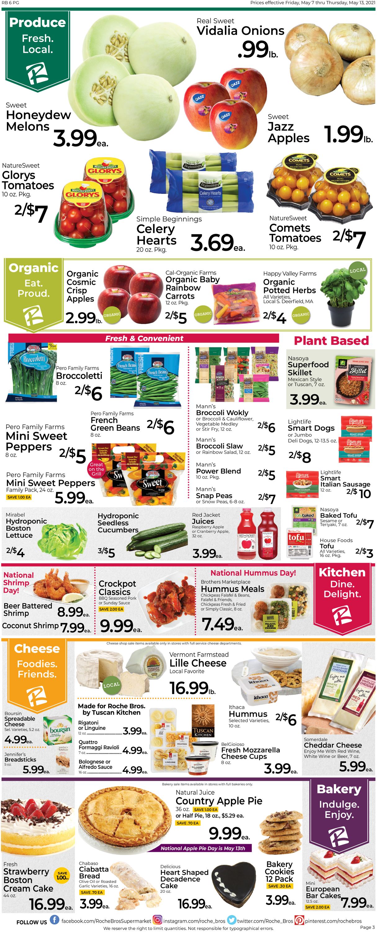 Roche Bros. Supermarkets Ad from 05/07/2021