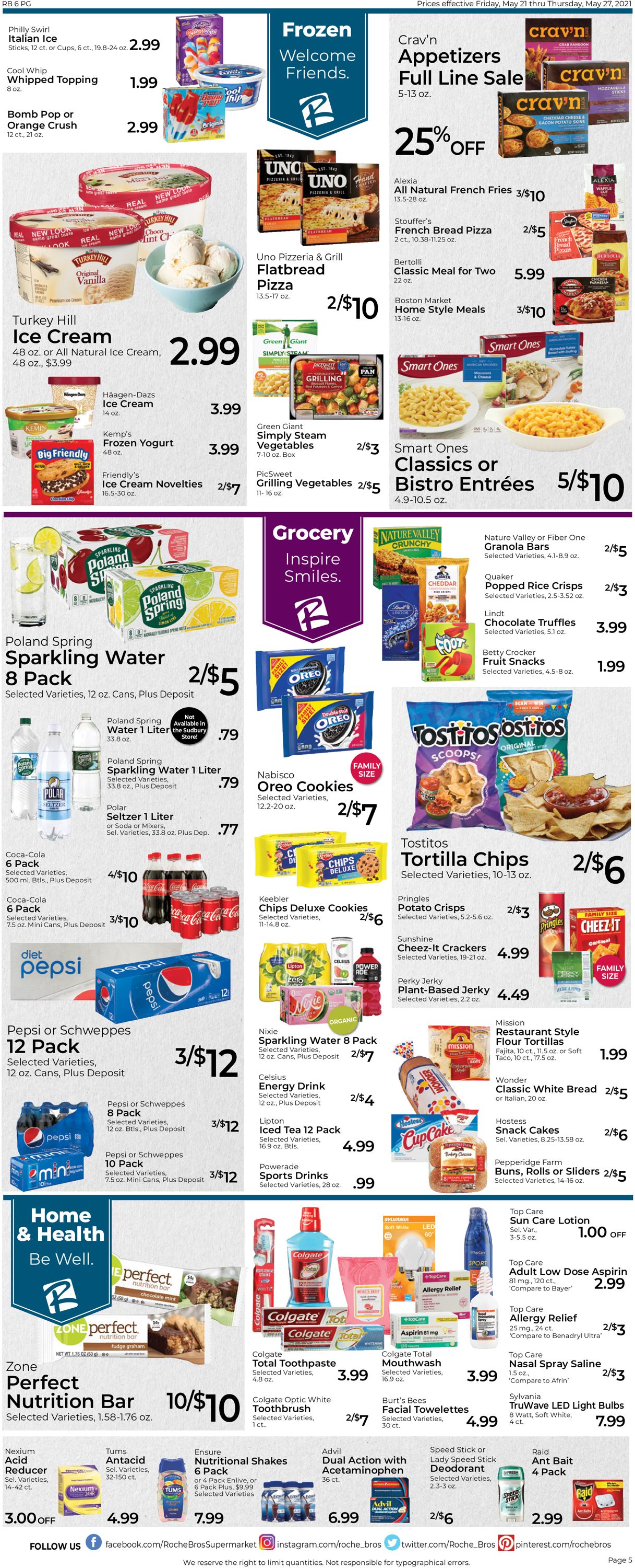 Roche Bros. Supermarkets Ad from 05/21/2021