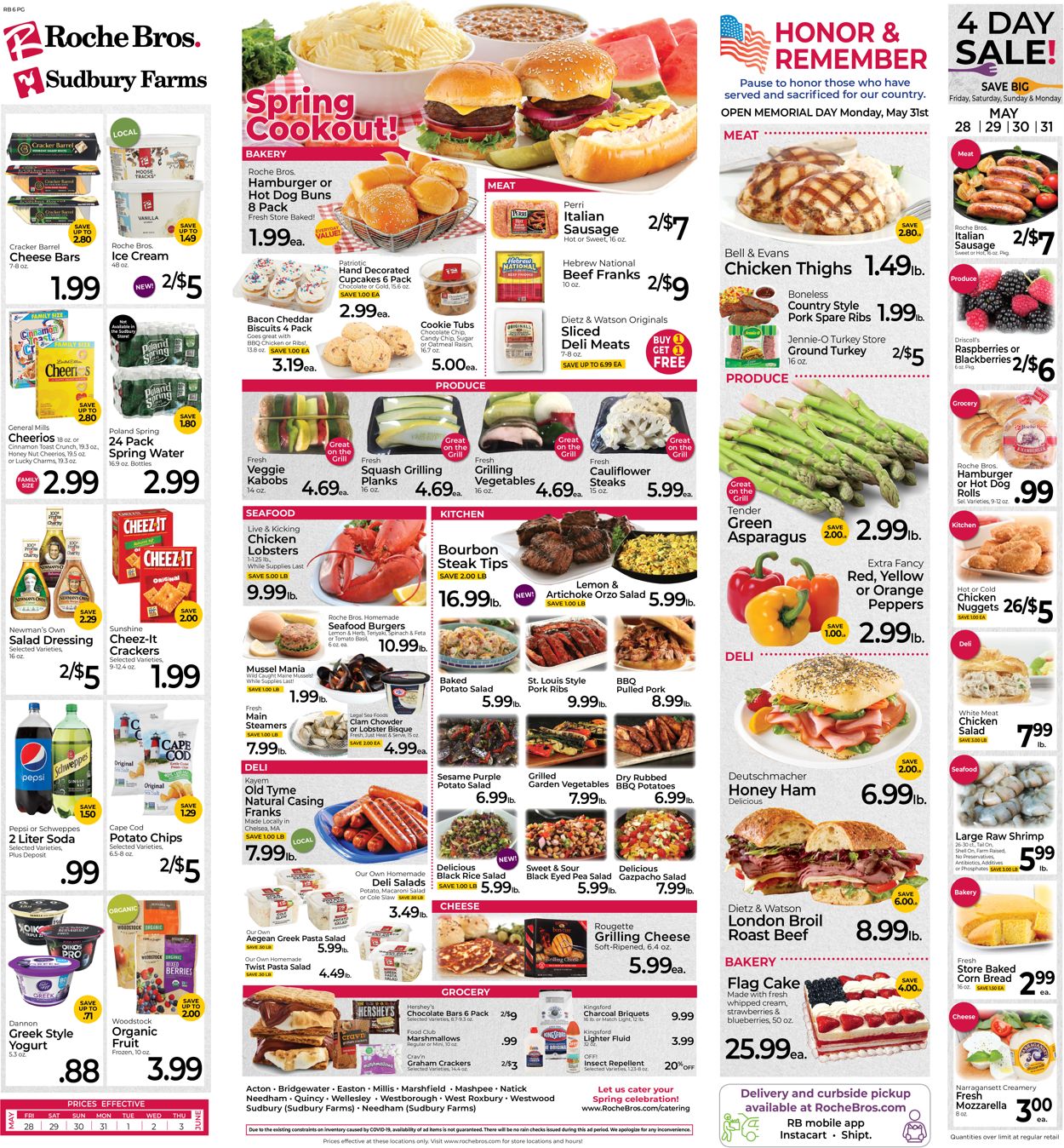 Roche Bros. Supermarkets Ad from 05/28/2021