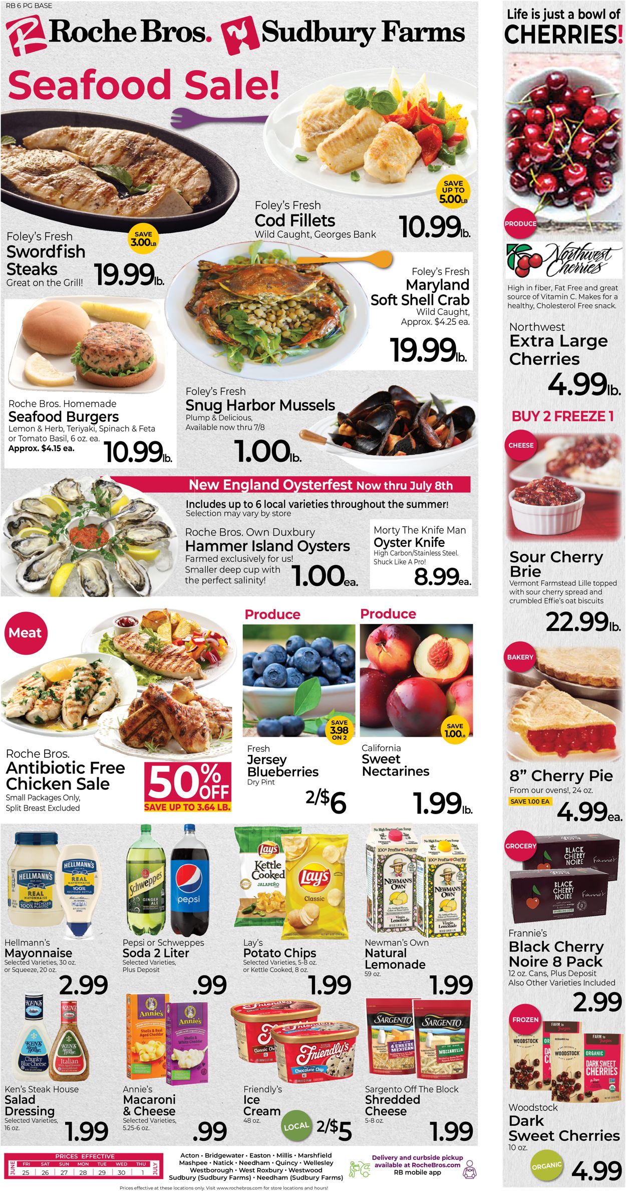 Roche Bros. Supermarkets Ad from 06/25/2021